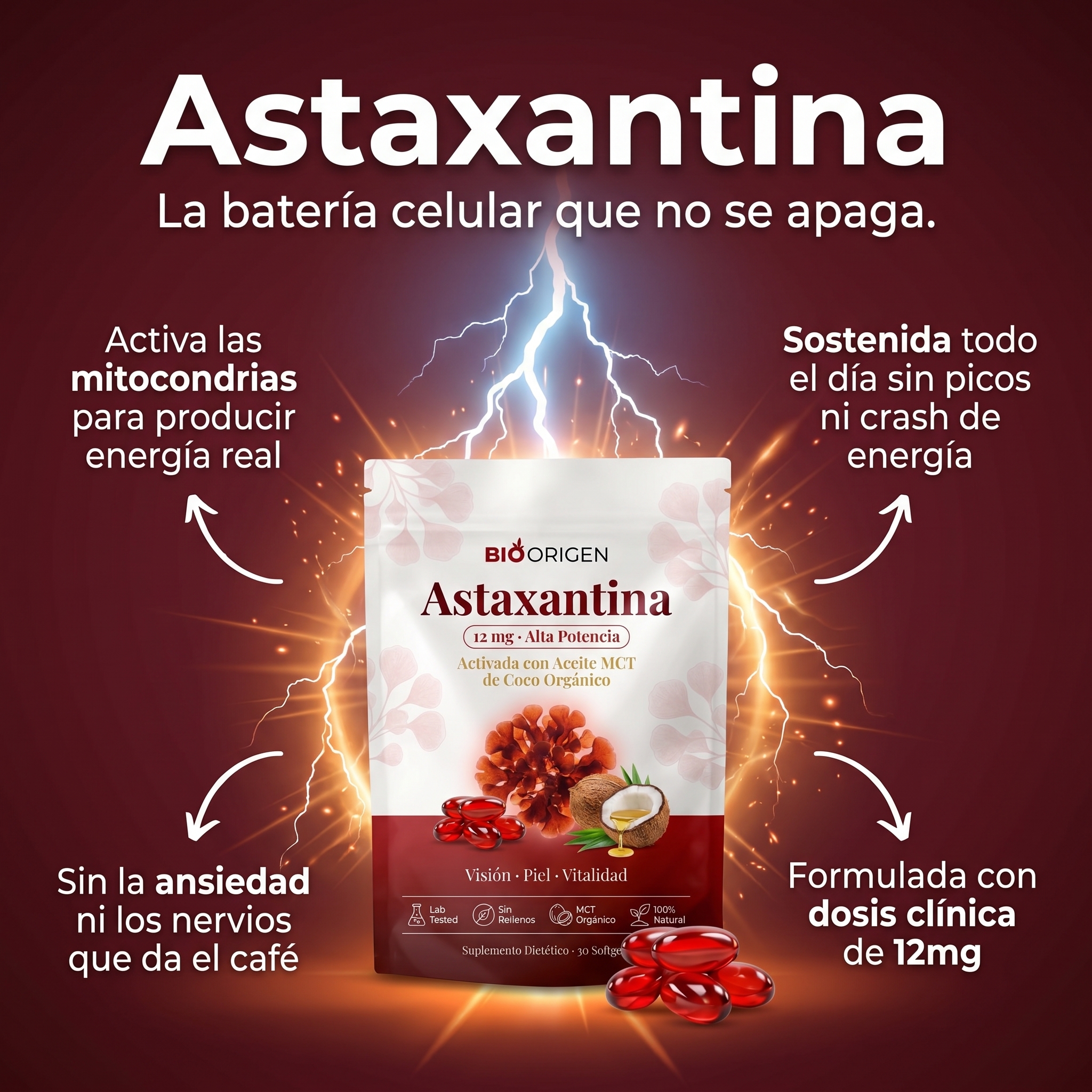 Trybiorigen Facebook ad: El antioxidante más potente de la naturaleza justo aquí!
