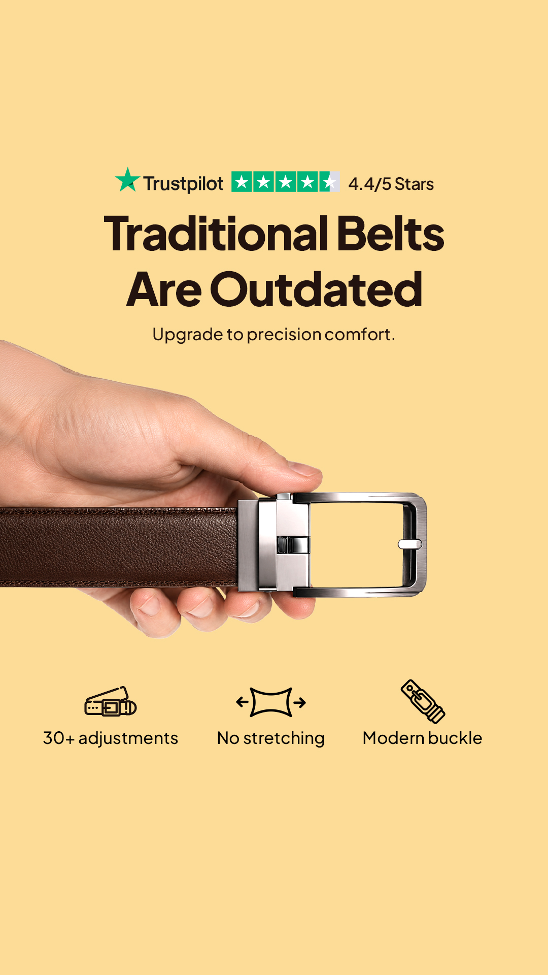 Buckley Belts Facebook ad
