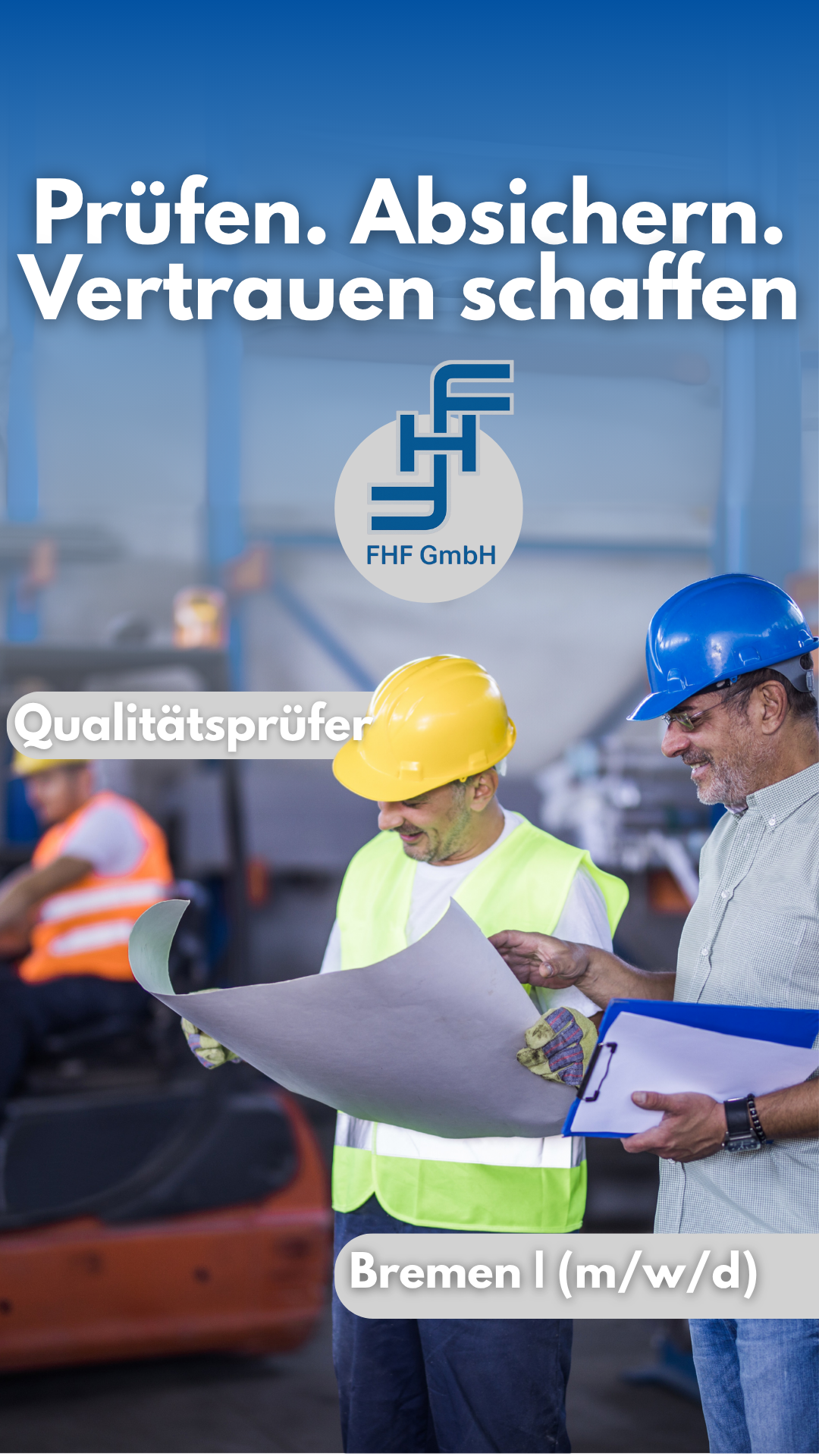 fhf-gmbh.com Facebook ad: Qualitätsprüfer (m/w/d) in Bremen gesucht!