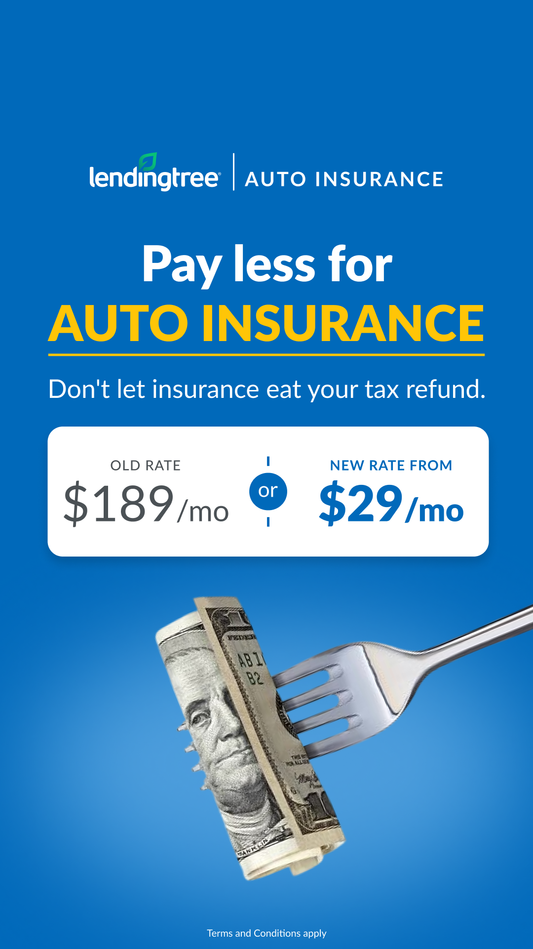LendingTree Facebook ad
