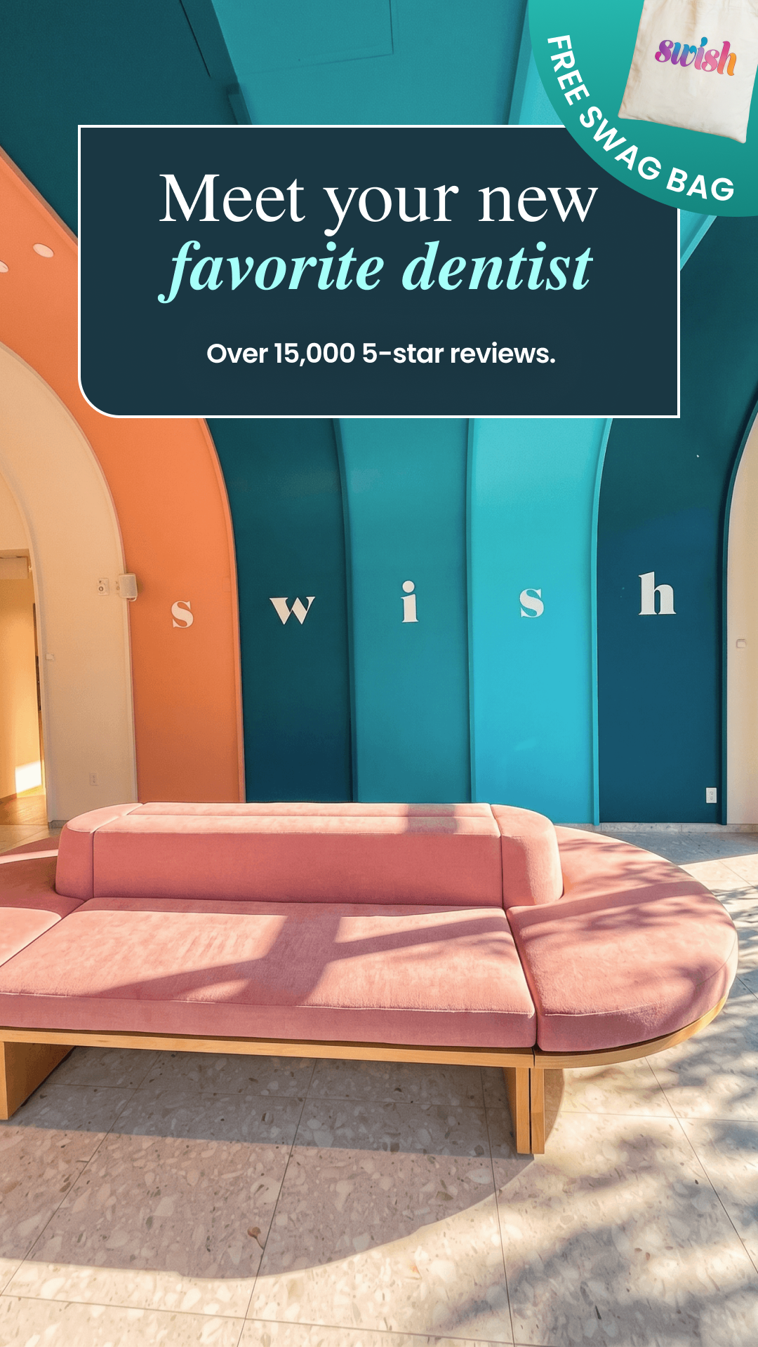 Swish Dental Facebook ad from May 26, 2026