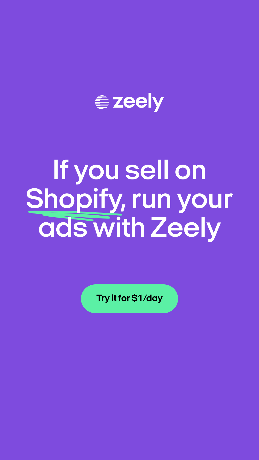 Zeely: Grow Sales with AI Facebook ad