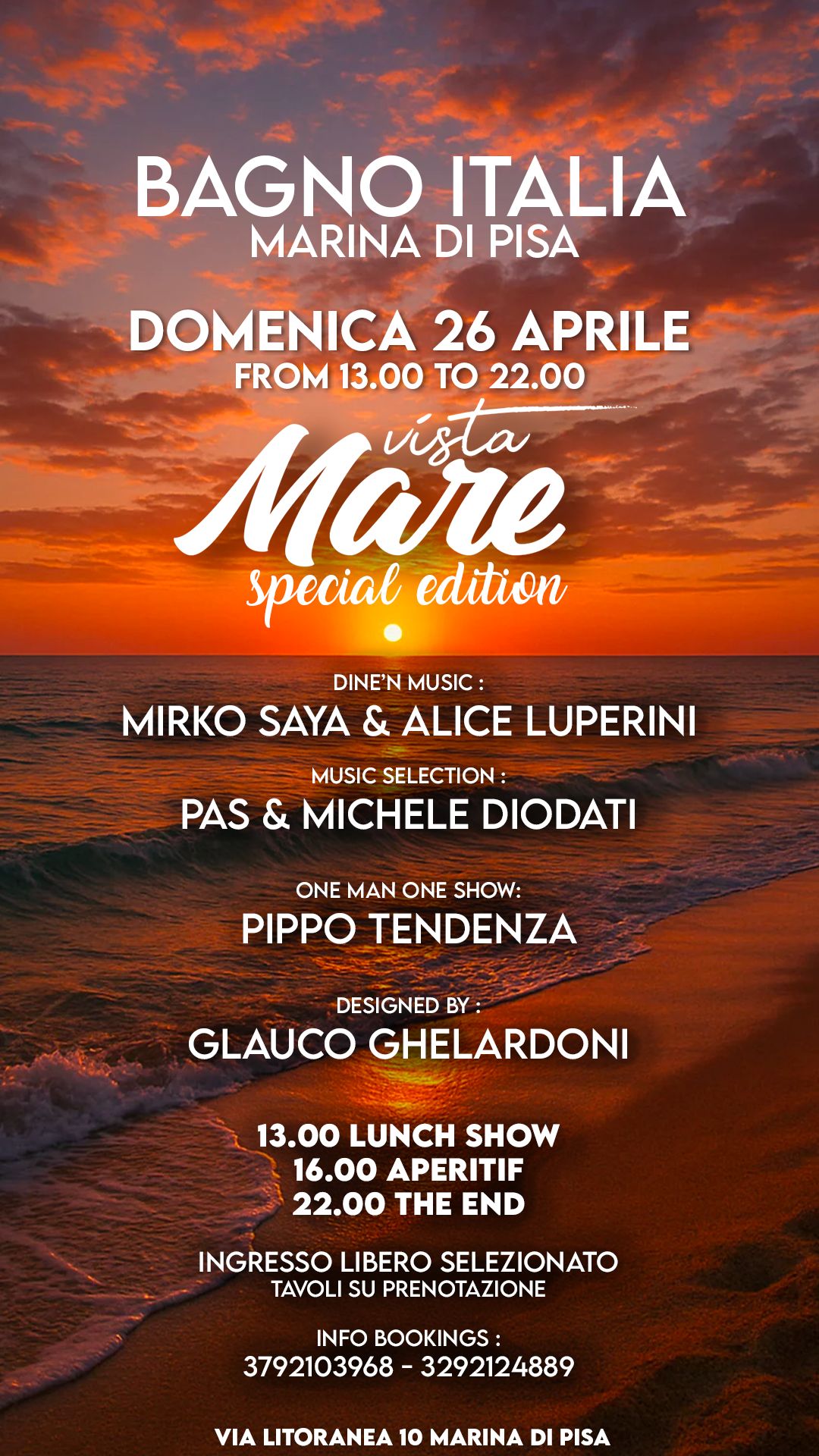 Glauco Ghelardoni Facebook ad: DOMENICA 26 APRILE
