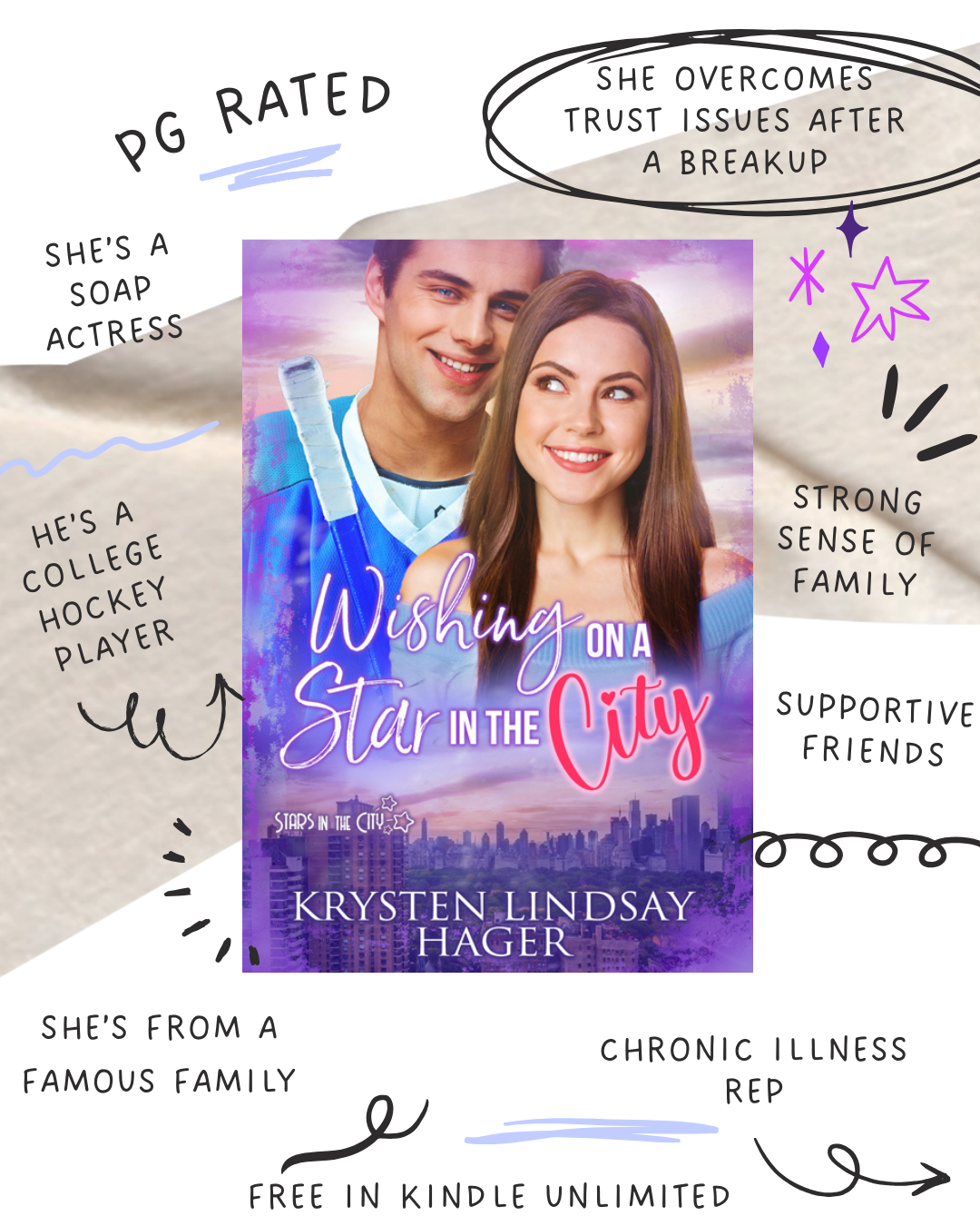 Sweet YA Contemporary Romance Novels Facebook ad: Free in Kindle Unlimited