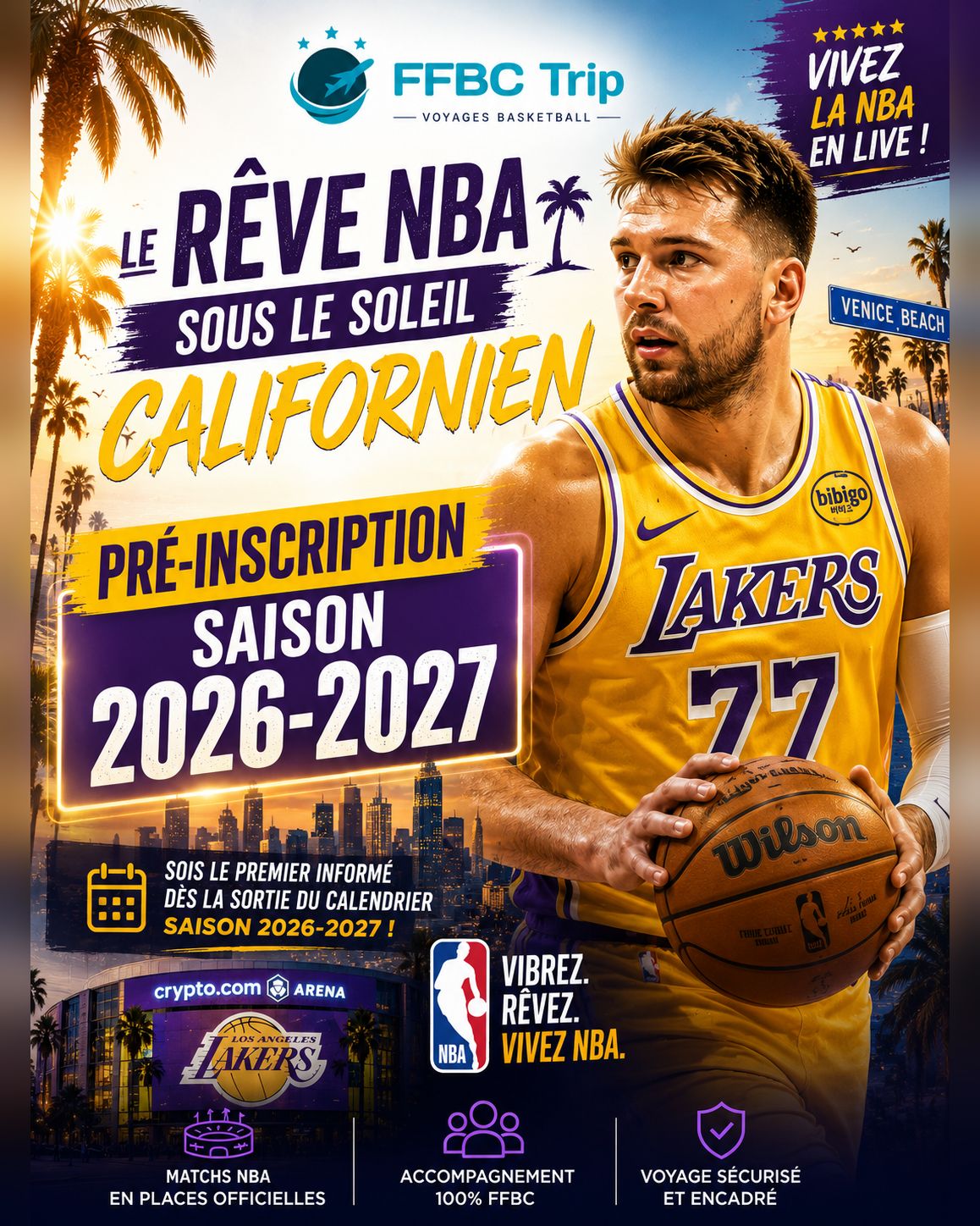 FFBC Trip Facebook ad: Et si on te montrait la NBA autrement?