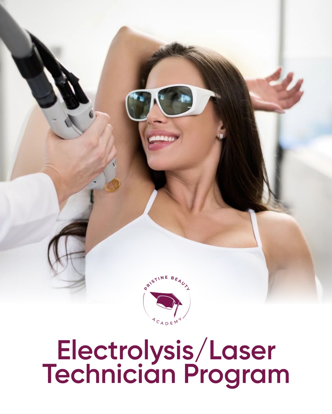 Pristine Beauty Academy Facebook ad