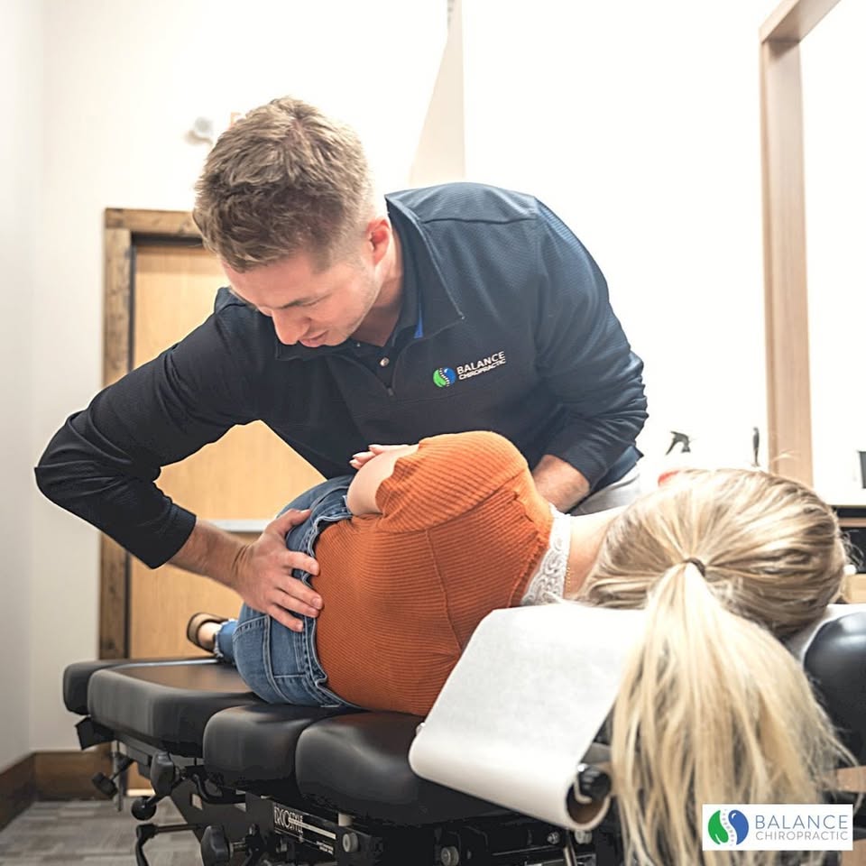 Balance Chiropractic Facebook ad: Madison residents dealing with back pain, neck pain…