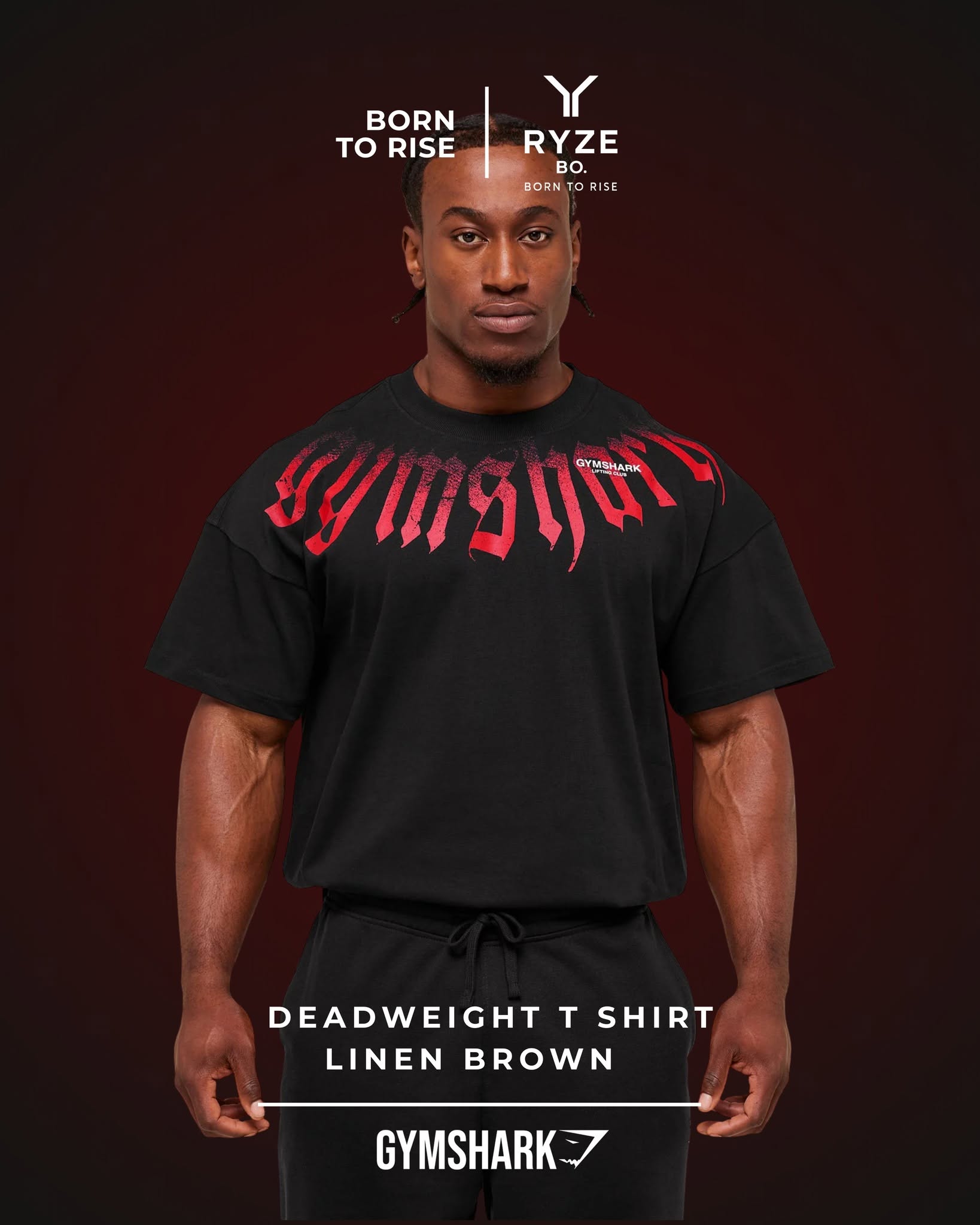 Ryze Bo Facebook ad: Gymshark Fade Graphic T-Shirt