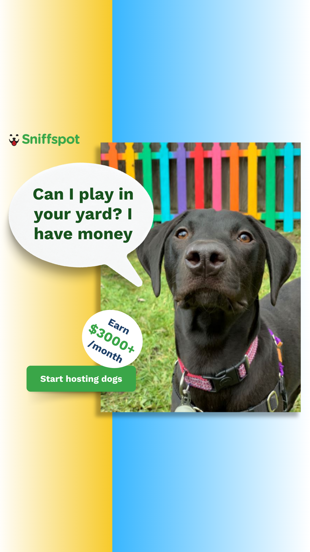 Sniffspot Facebook ad