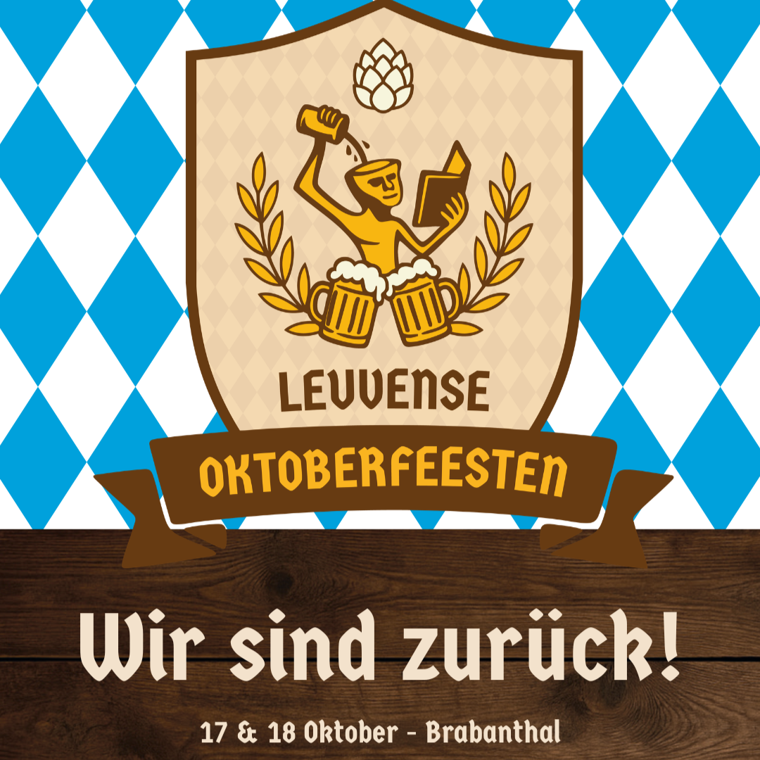 Leuvense Oktoberfeesten Facebook ad: Leive! Wir sind zurück!