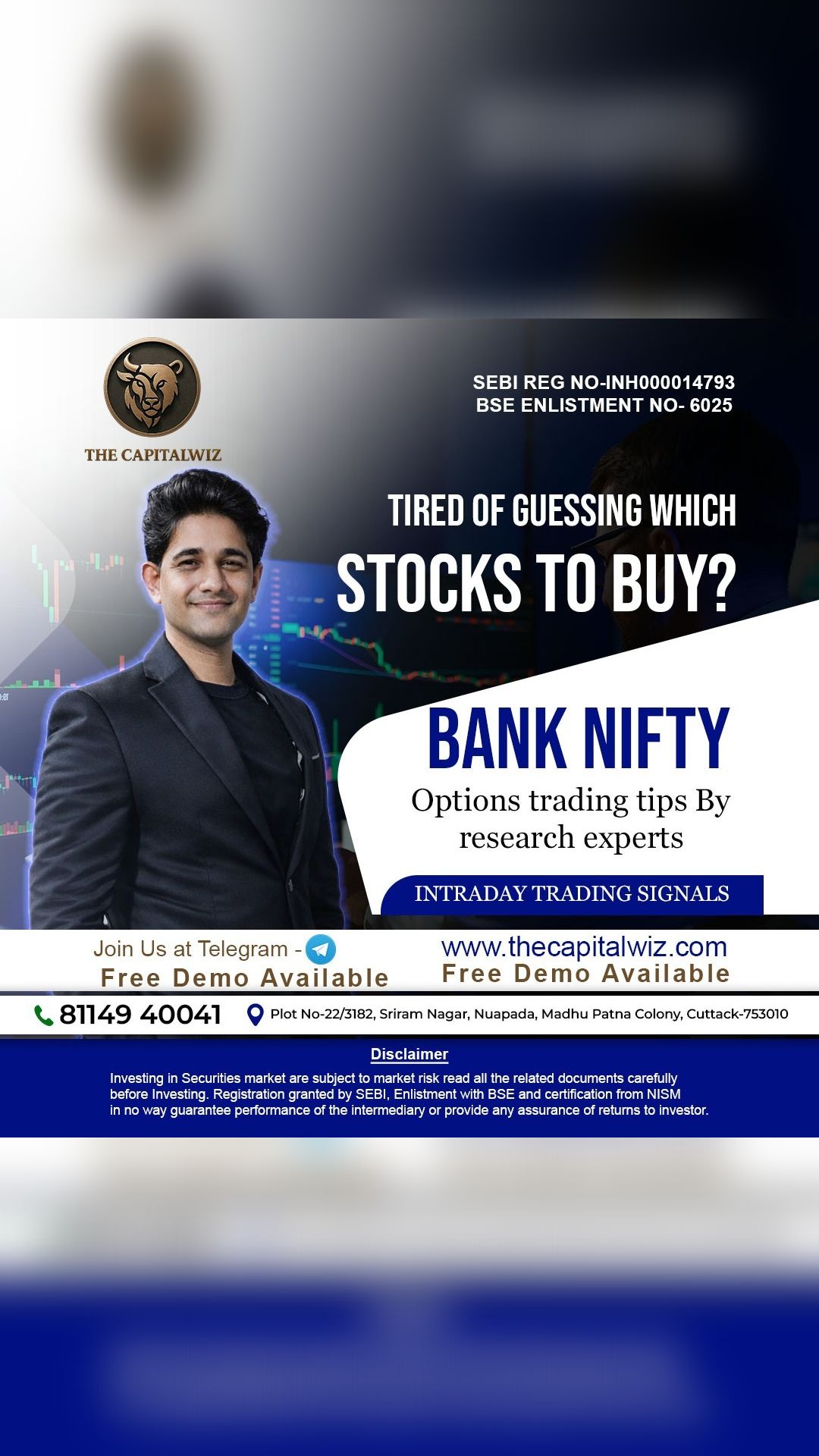 The CapitalWiz Facebook ad