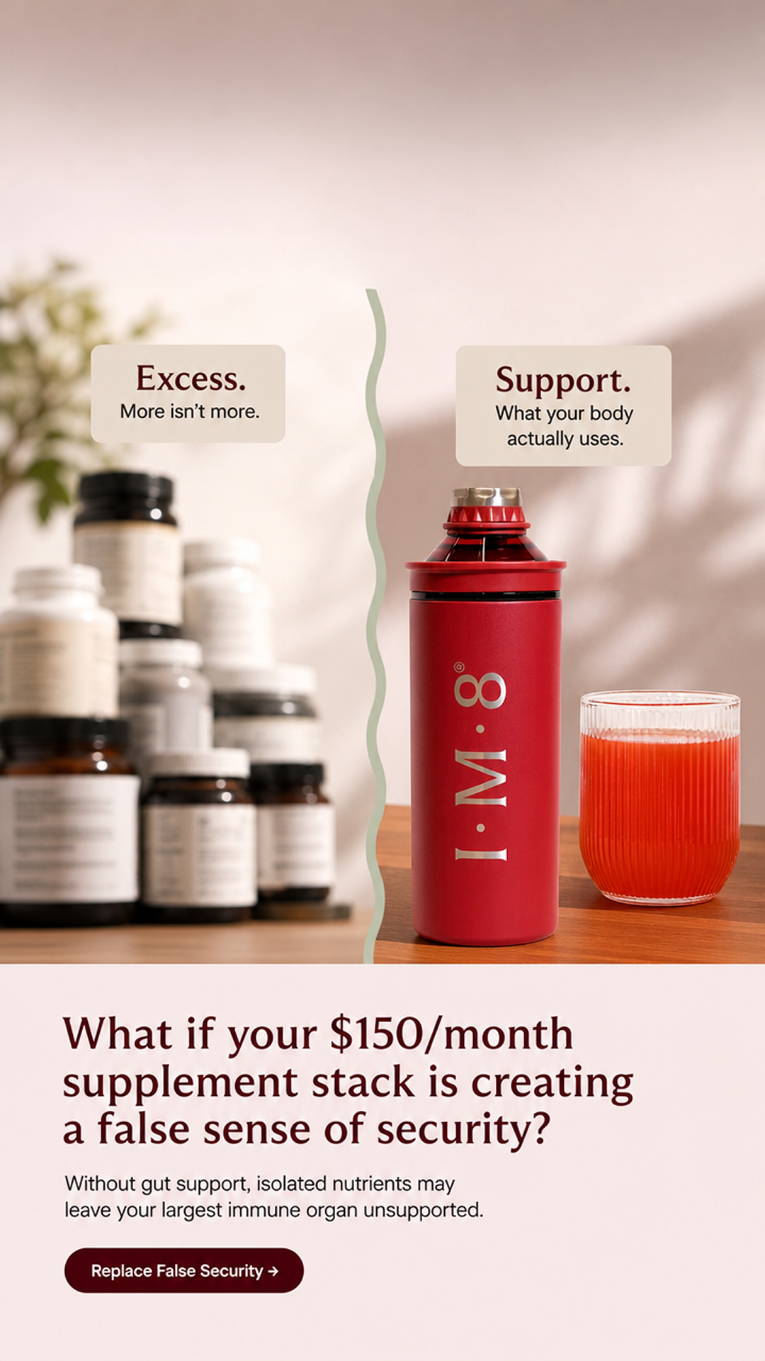 IM8 Health Facebook ad