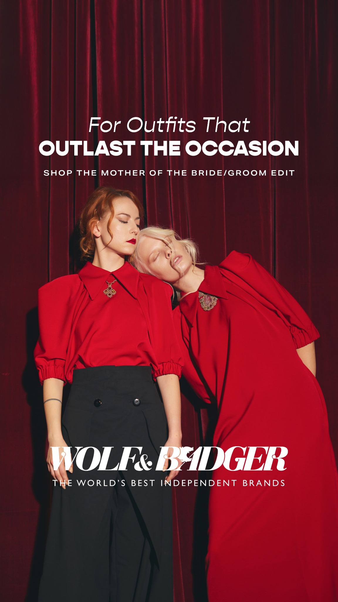 Wolf & Badger Facebook ad