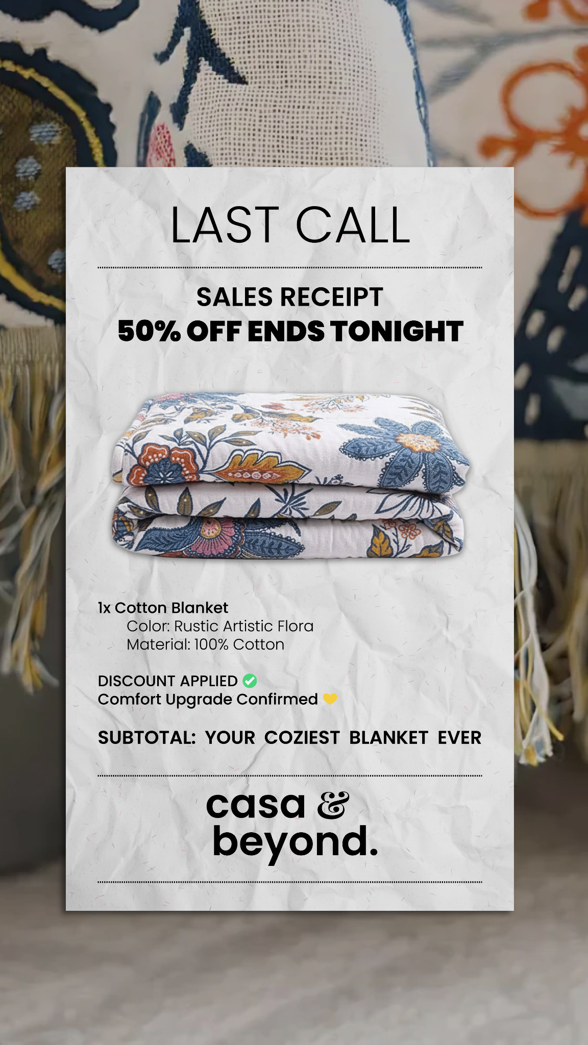 Casa & Beyond Facebook ad