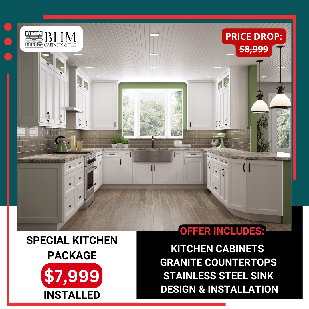 BHM Cabinets & Tile Facebook ad: Chat in Messenger