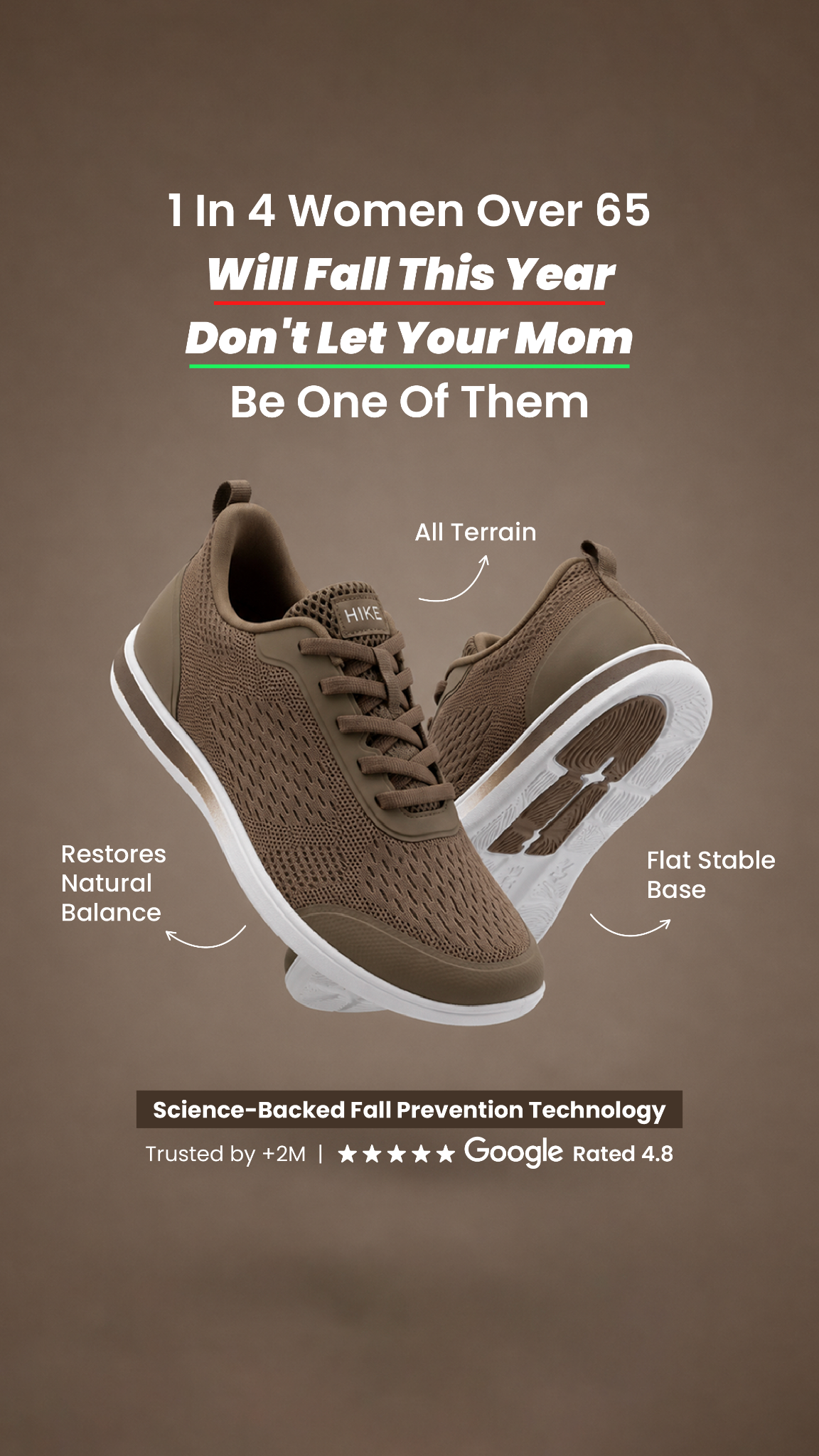 HIKE Footwear Facebook ad
