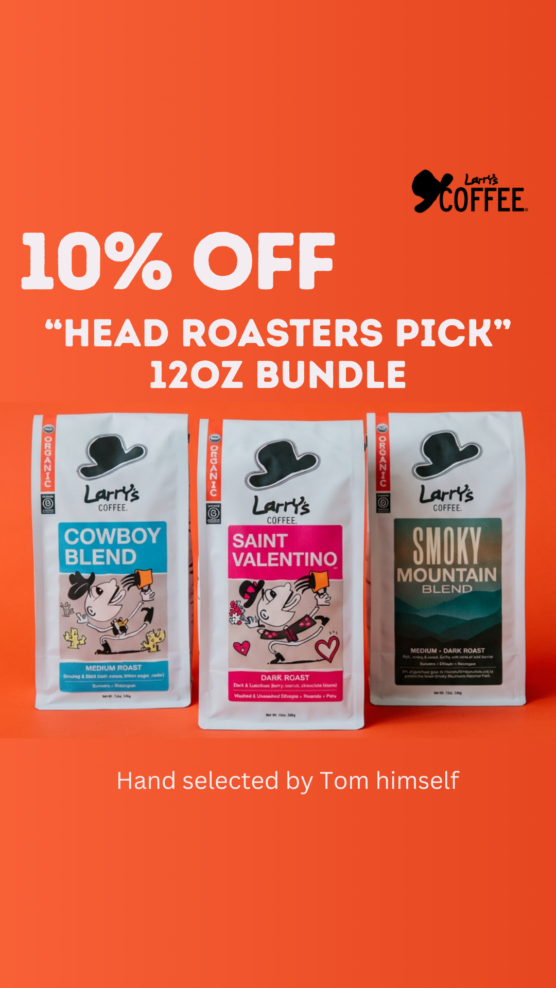 Larry's Coffee Facebook ad from Jul 28, 2026