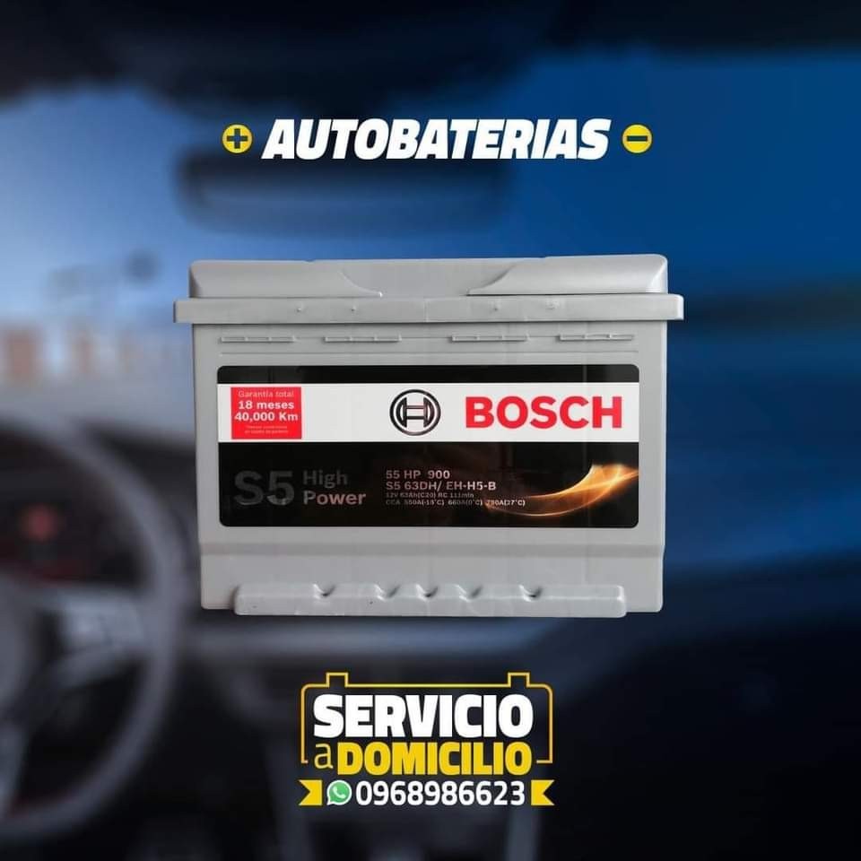 Baterías bosch a domicilio Facebook ad: Baterías BOSCH a domicilio - 30% de descuento.