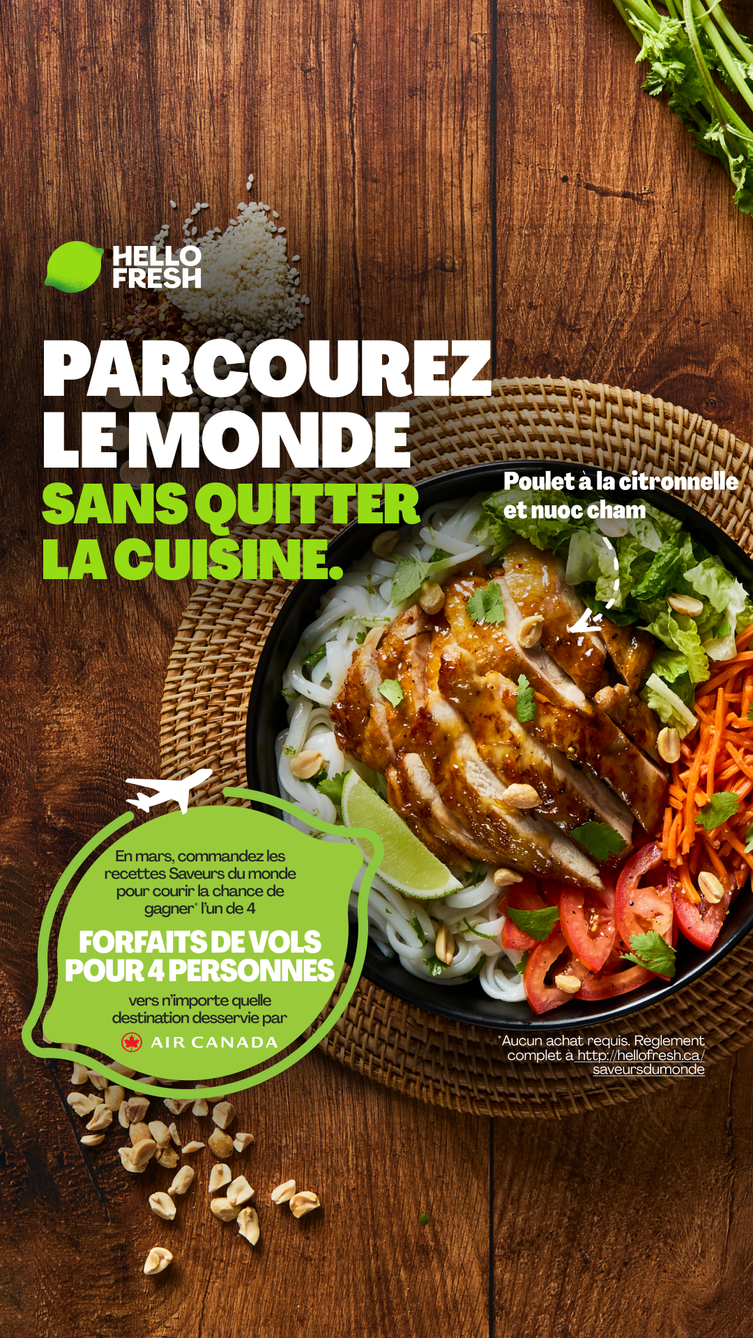 HelloFresh Facebook ad