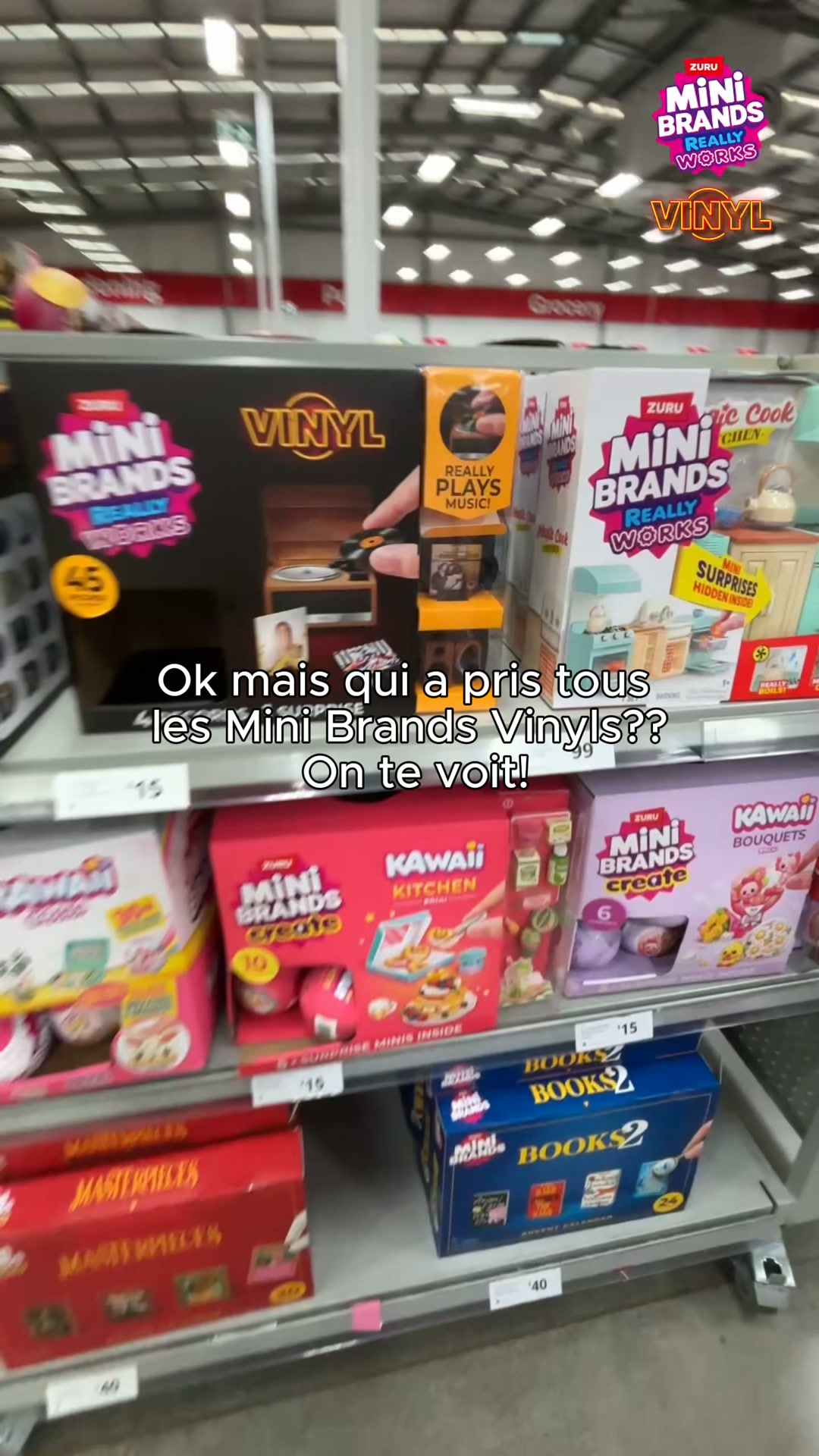 Mini Brands Facebook ad: Il tourne vraiment et joue tes vinyles préférés! 45…