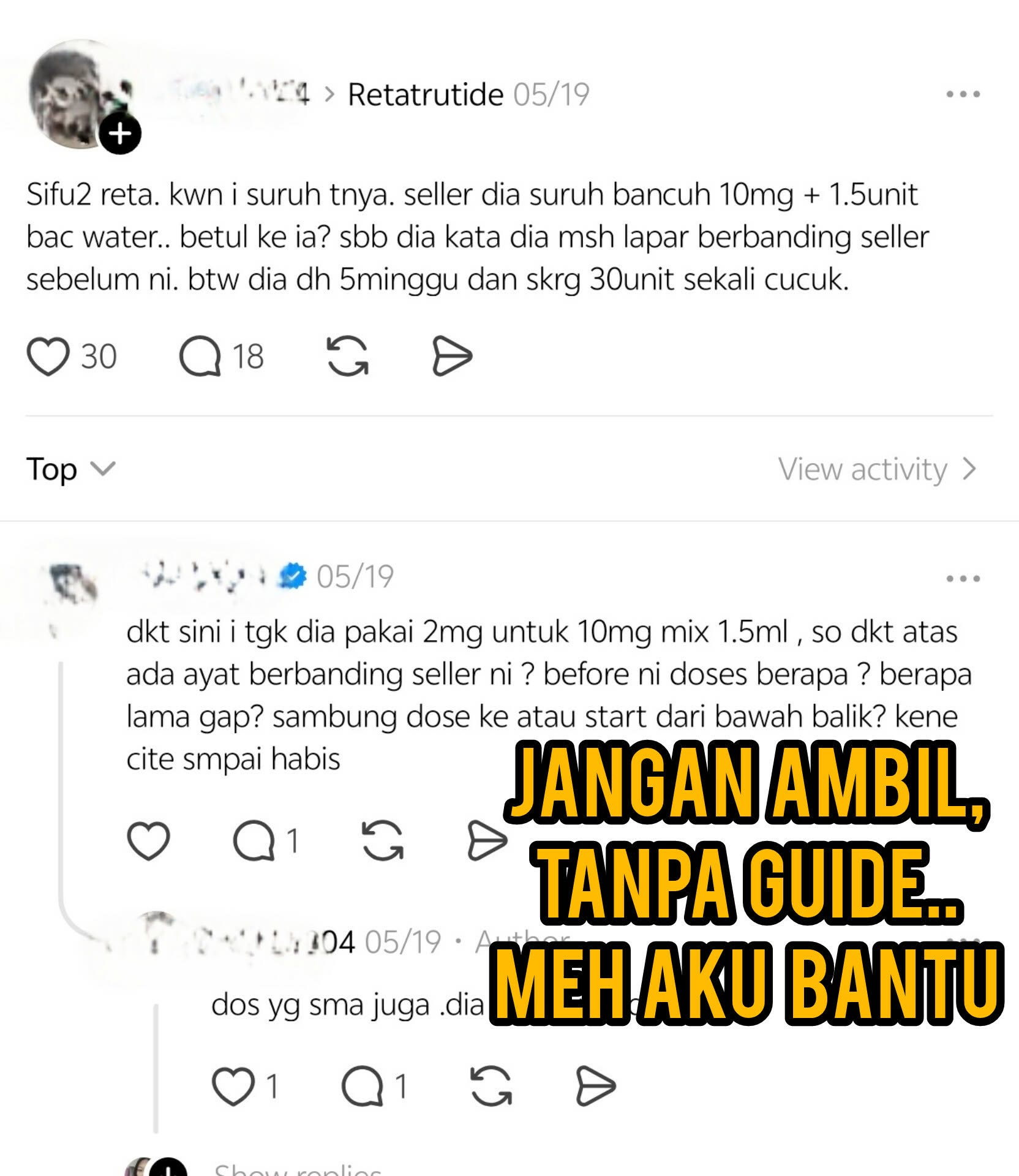 Database Marketing Malaysia Facebook ad: Jangan ambil reta ikut cakap orang.