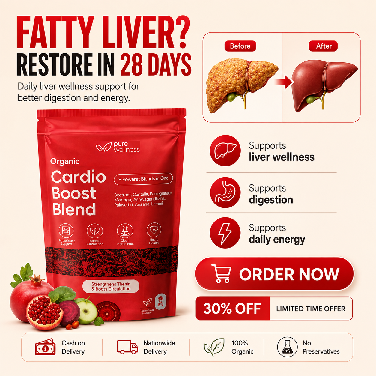 Purewellness.pk Facebook ad