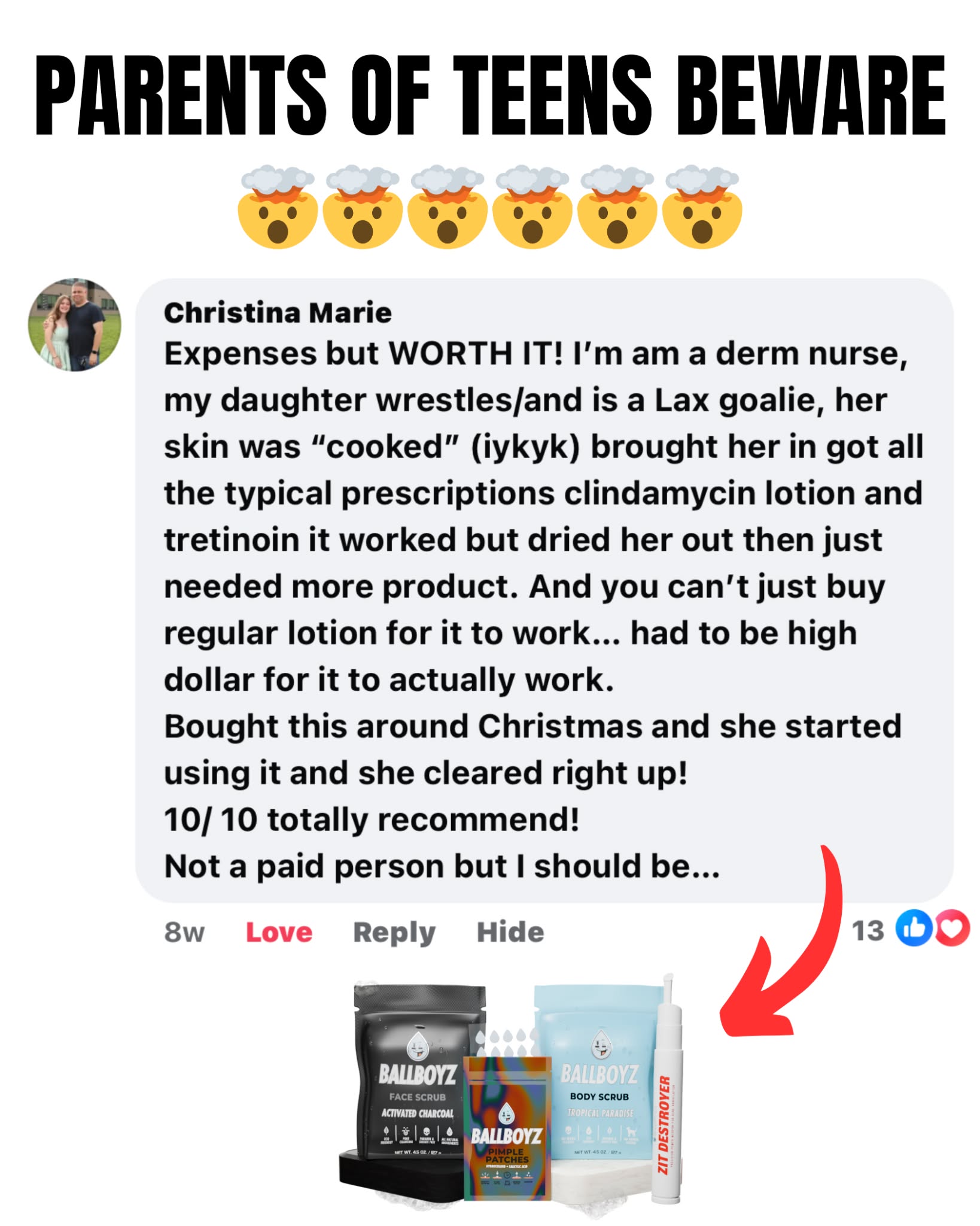 Carson Matthews Facebook ad