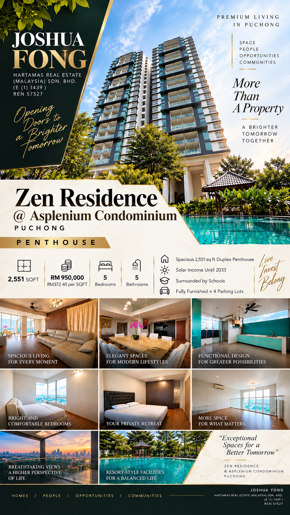 iProperty.com.my Facebook ad: Condominium for Sale in Zen Residence @ Asplenium…