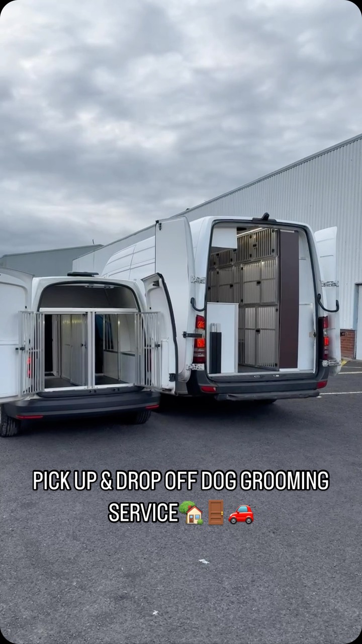 Trendy Paws Ltd Facebook ad: THE FIRST OF ITS KIND, PICK-UP & DROP-OFF…