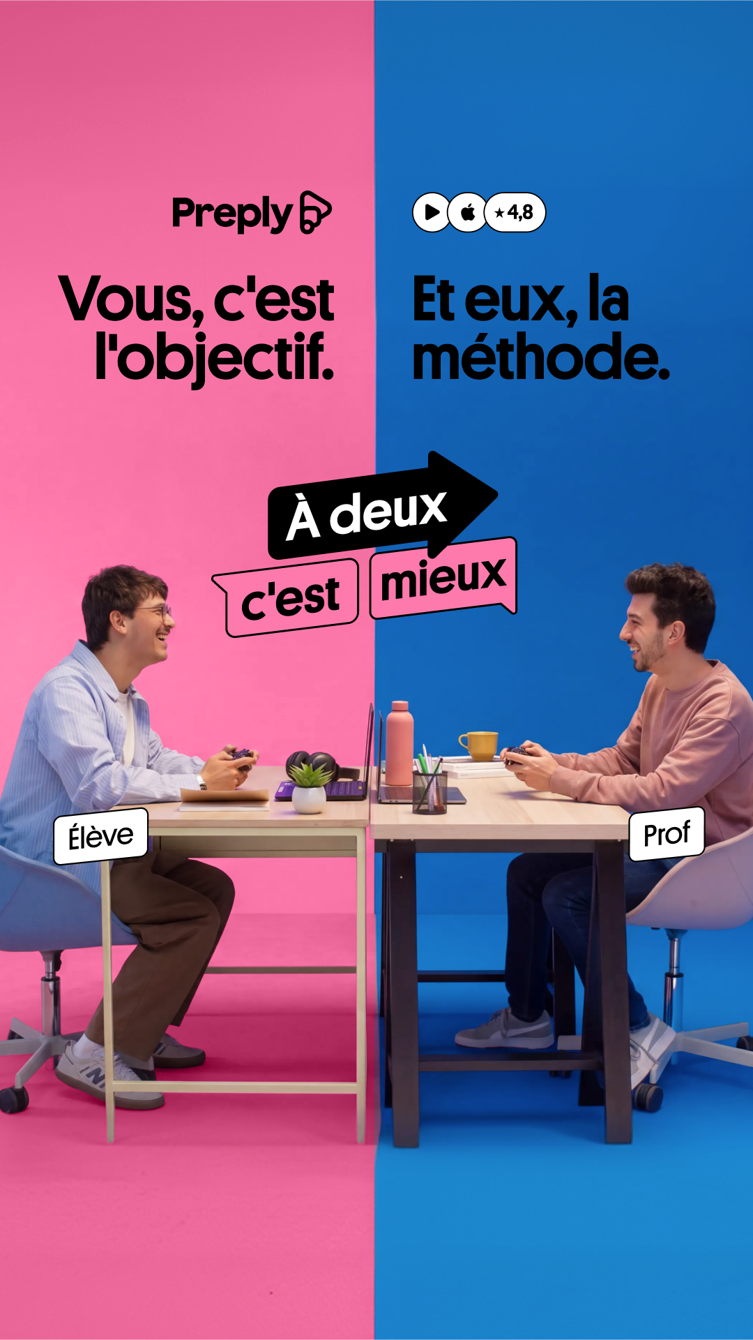 Preply Facebook ad