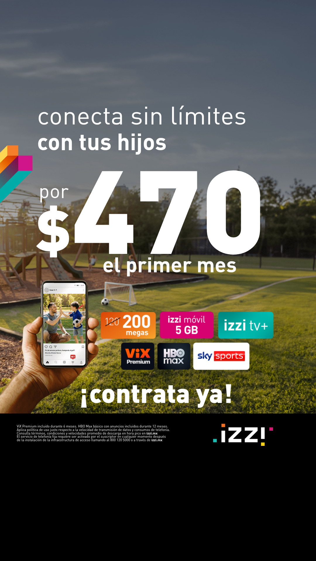izzi telecom Facebook ad