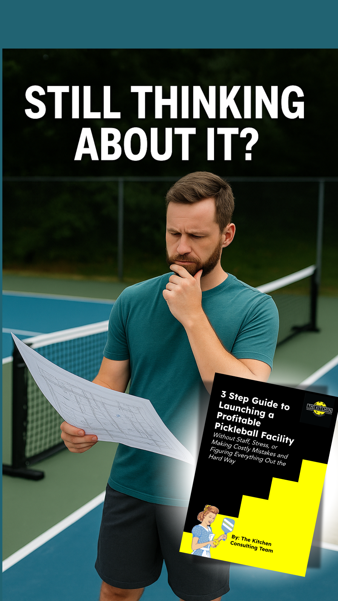 The Kitchen - Indoor Pickleball Courts Facebook ad