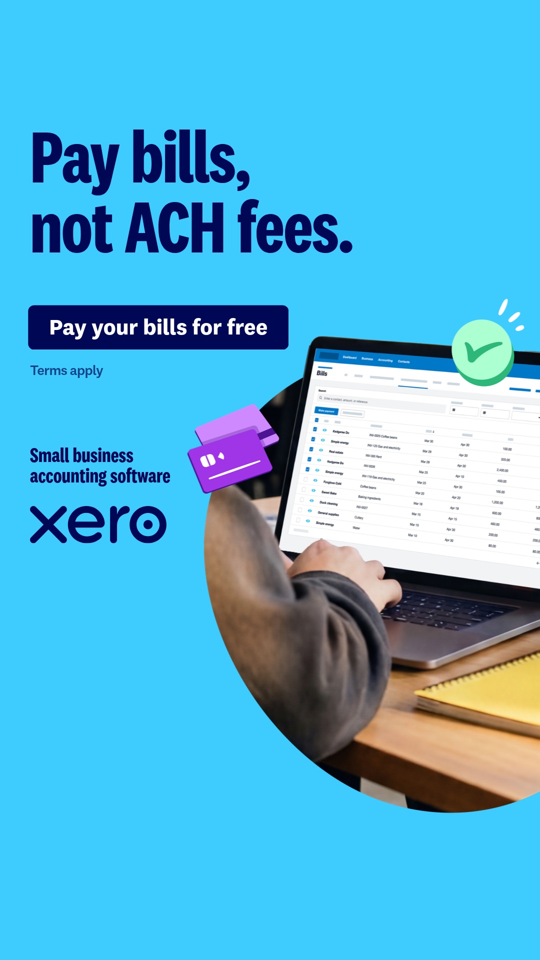 Xero Facebook ad