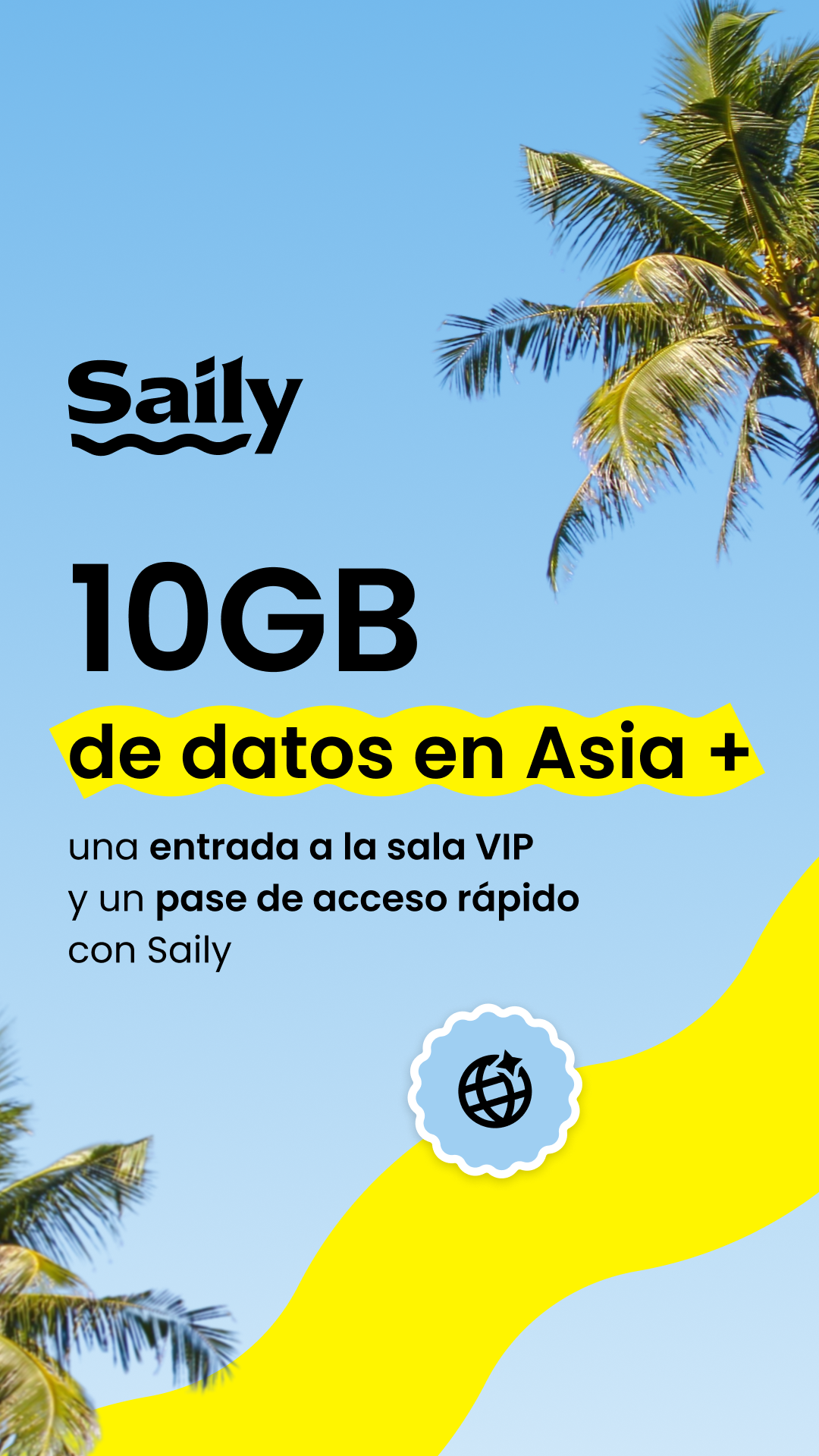 Saily Facebook ad