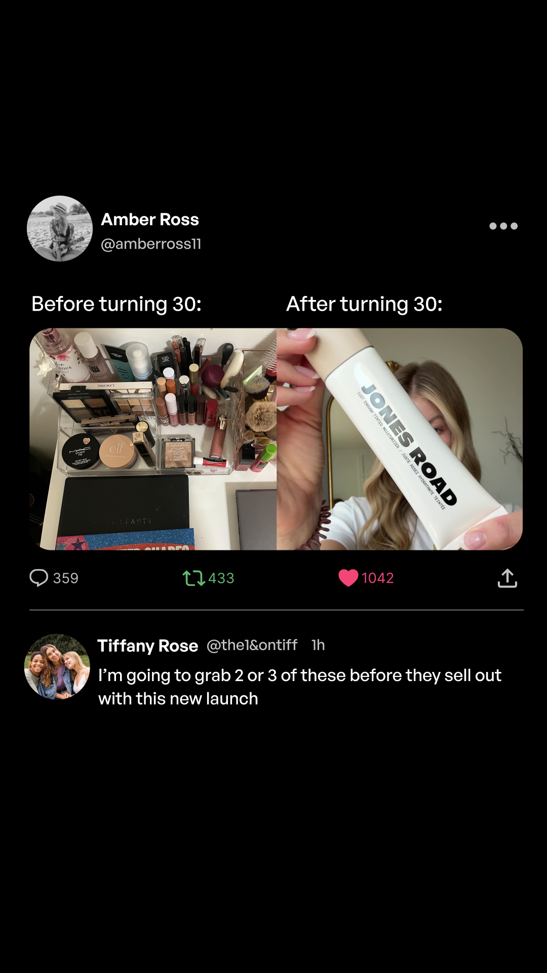 Jones Road Beauty Facebook ad