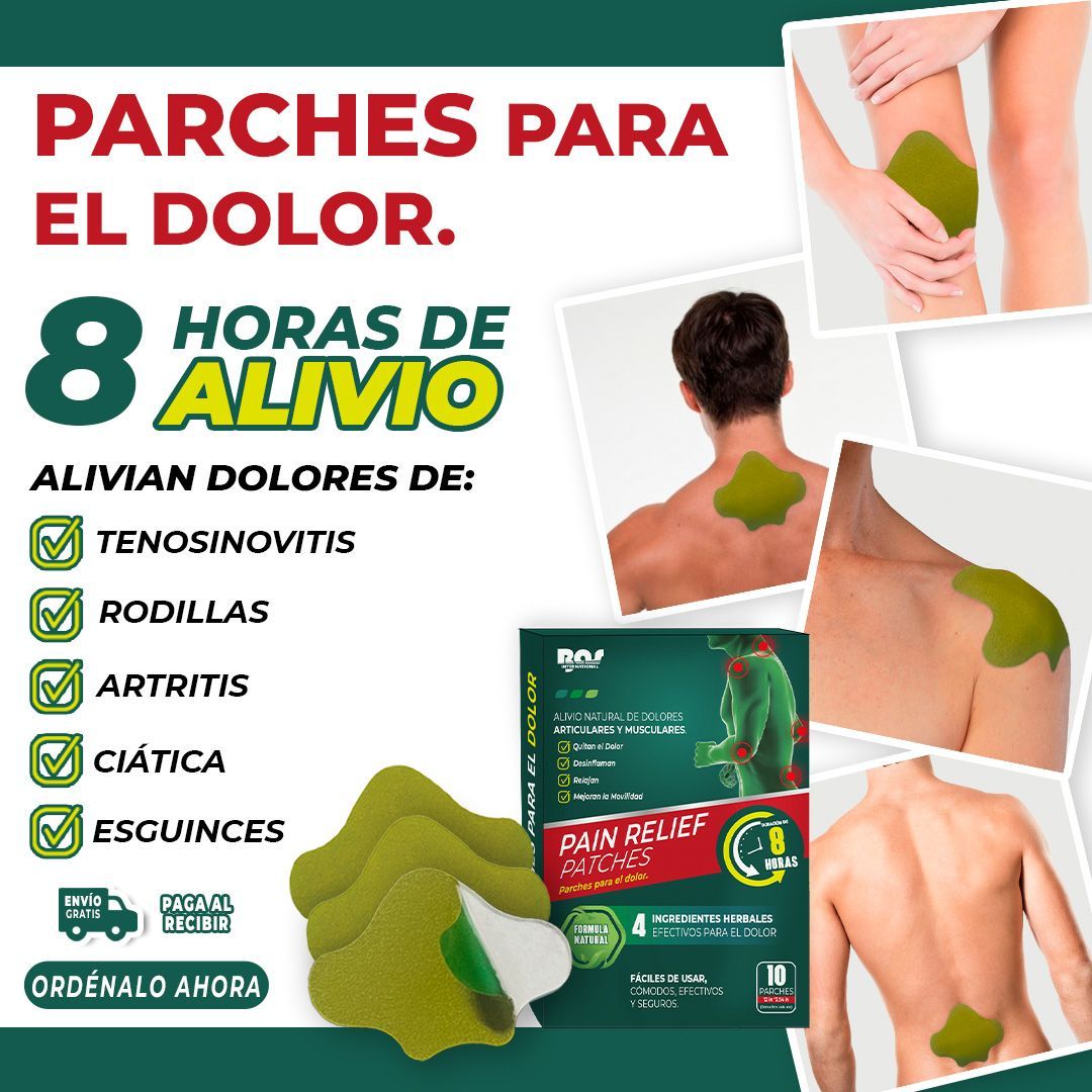 parches para dolor Facebook ad: PARCHES NATURALES PARA DOLOR