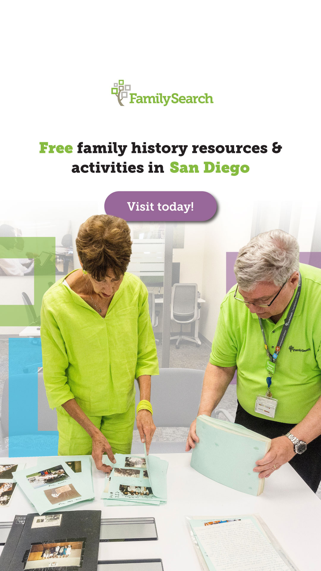 FamilySearch Facebook ad