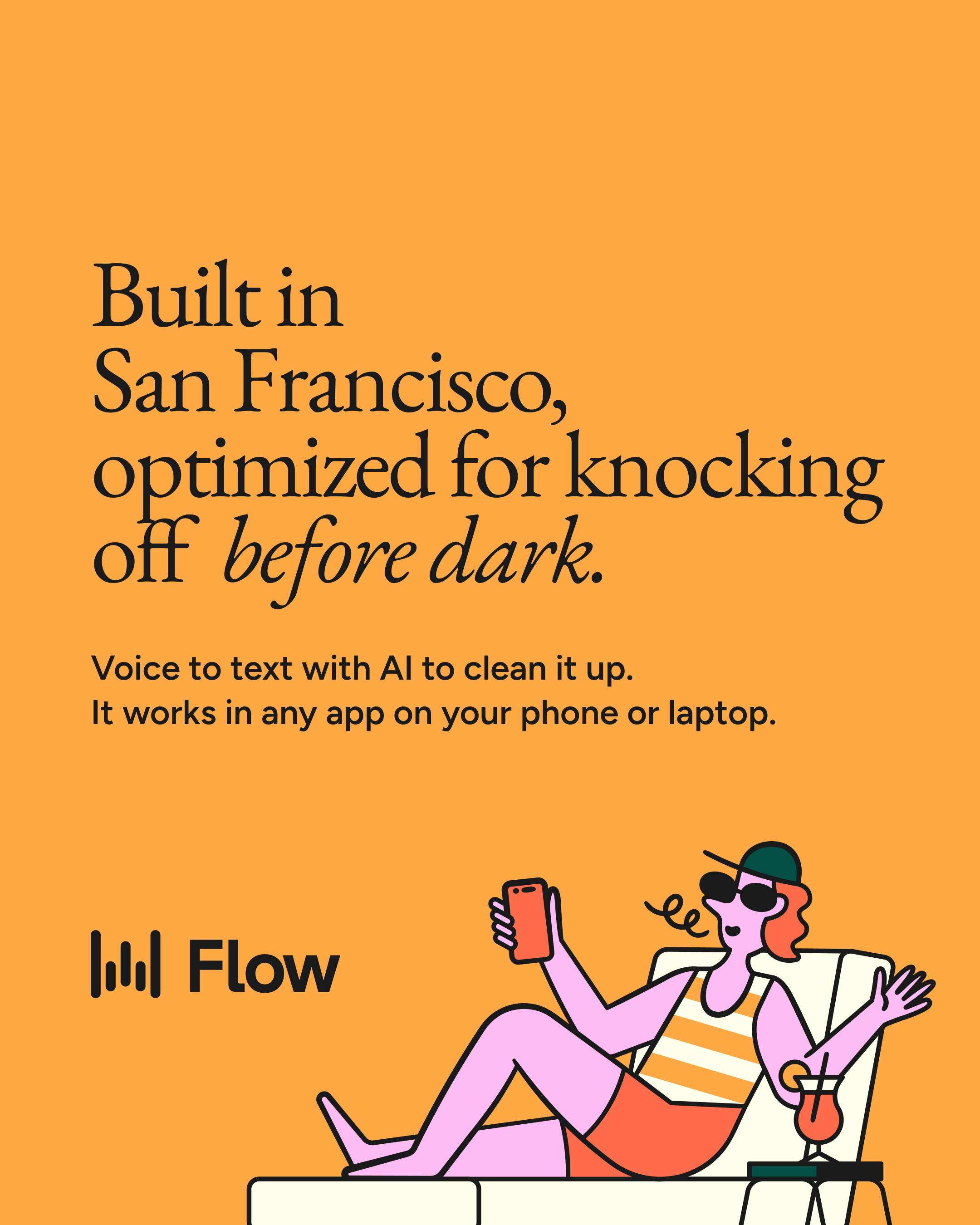 Wispr Flow Facebook ad