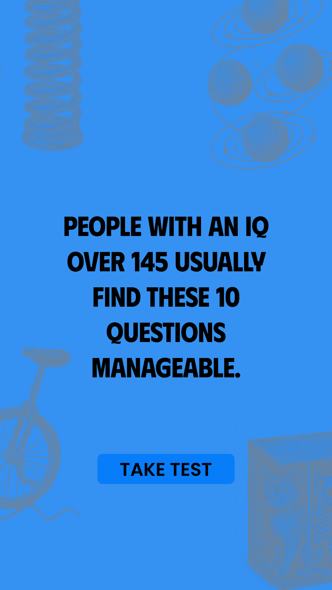 International IQ Test Facebook ad