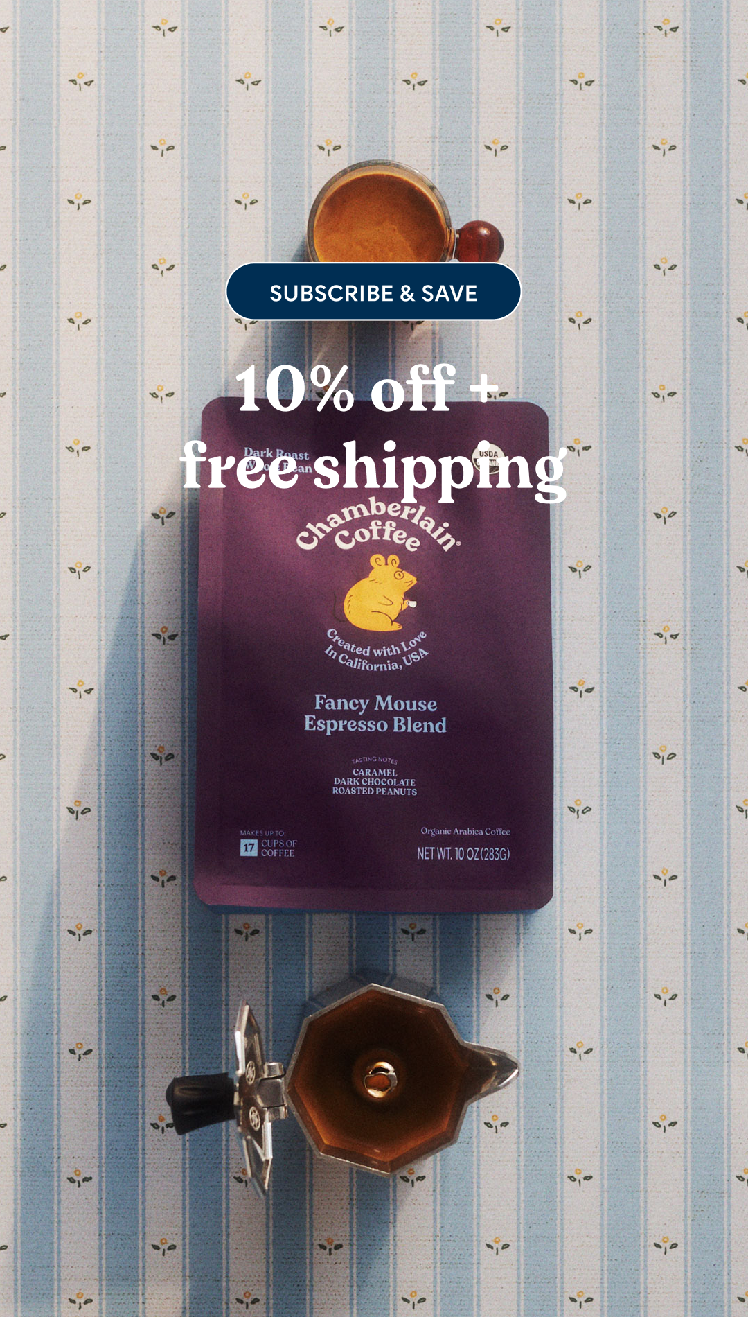 Chamberlain Coffee Facebook ad
