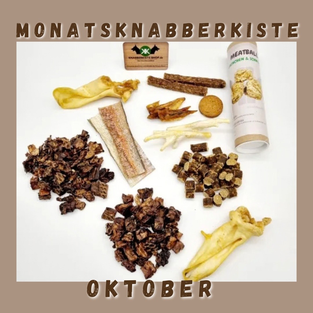 Knabberkiste Facebook ad: Oktober Knabberkiste, 20,00 €