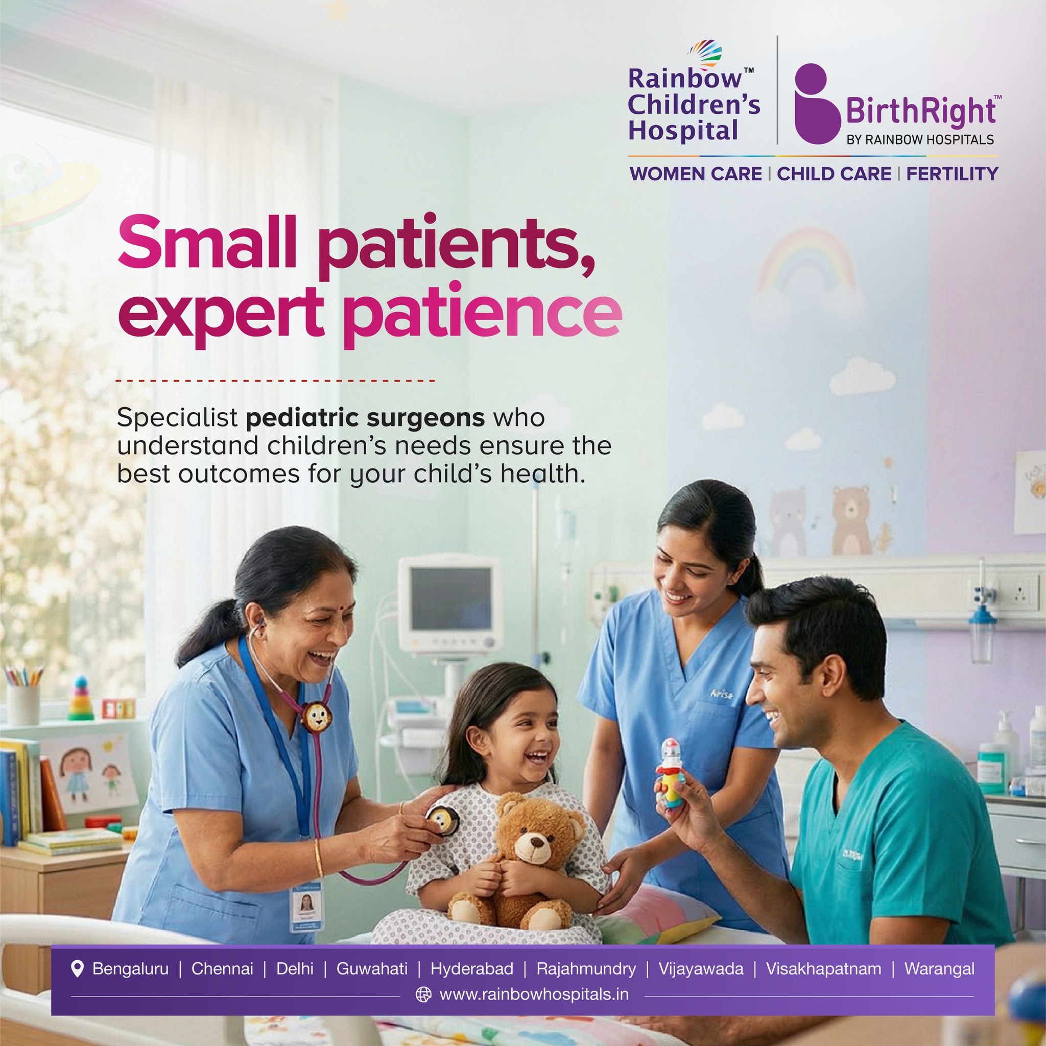 Rainbow Hospitals Facebook ad
