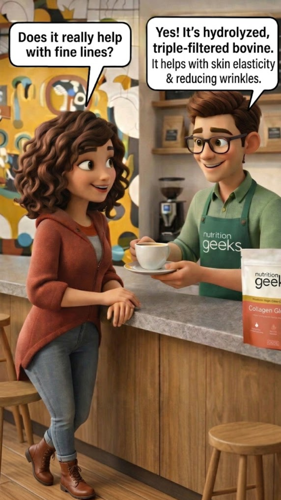 Radiant Over 40 Facebook ad