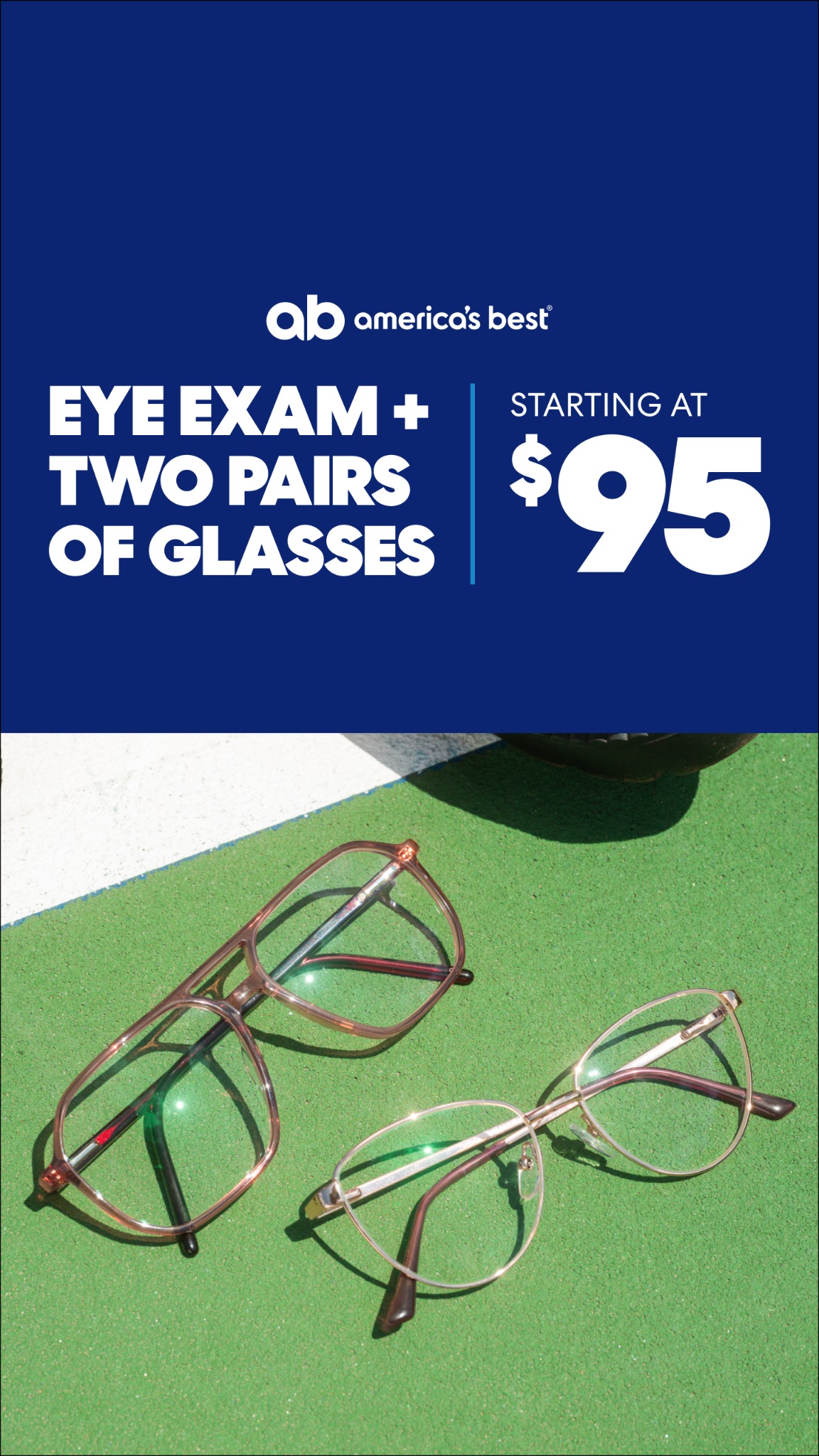 America's Best Eyecare + Eyewear Facebook ad