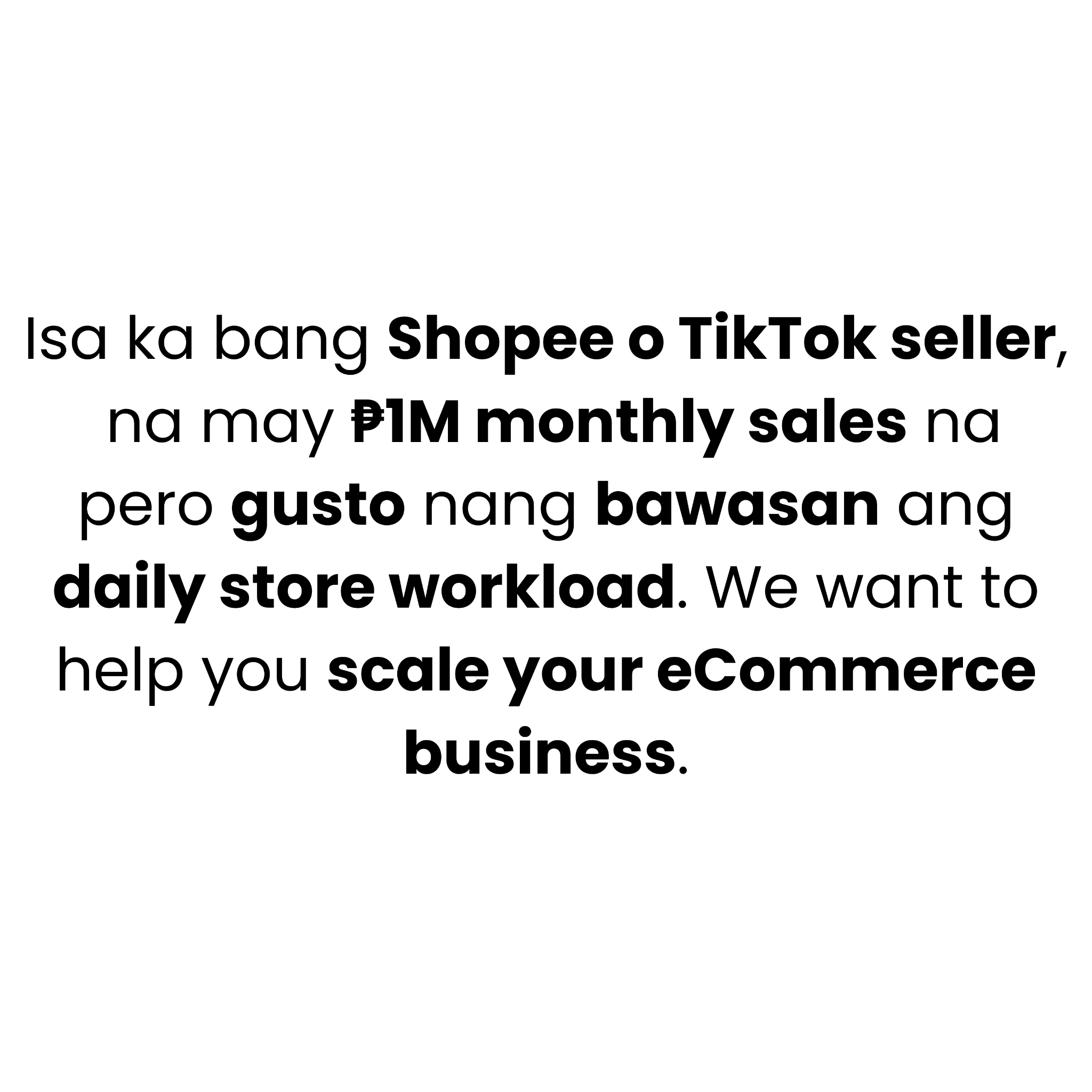 ECOM Accelerator Facebook ad