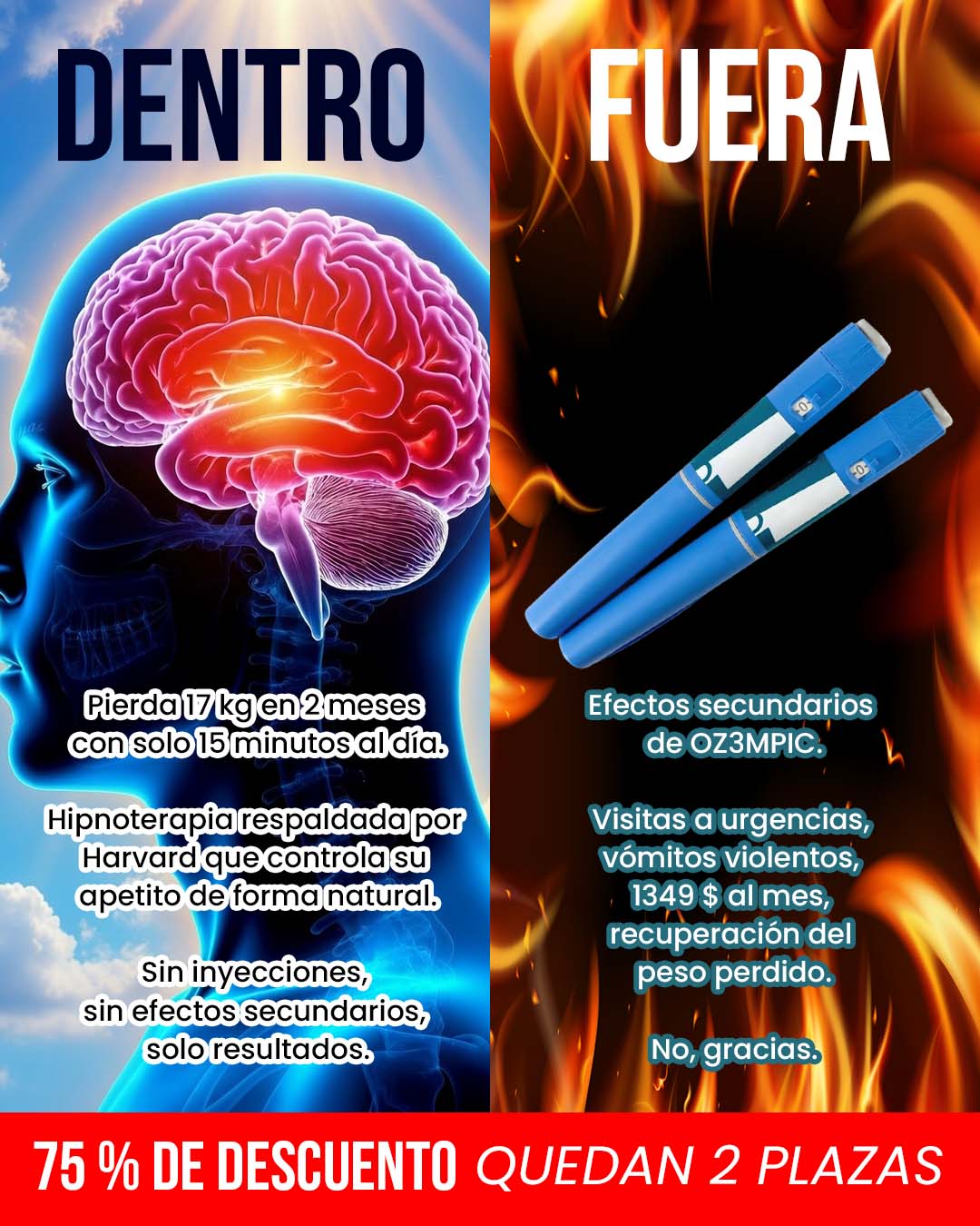 Hypnozio: power of hypnotherapy Facebook ad