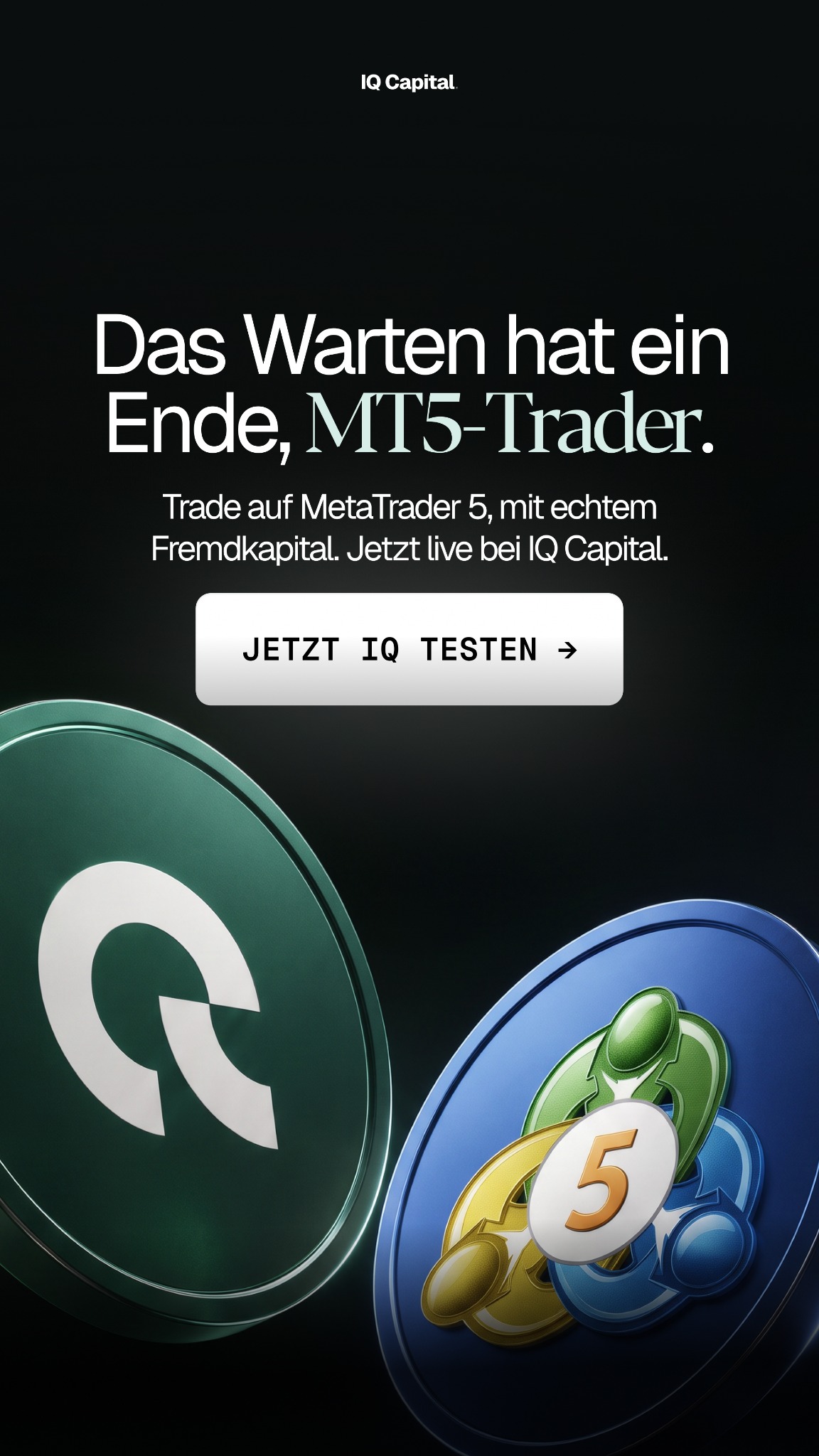IQ Capital Facebook ad from Aug 12, 2026
