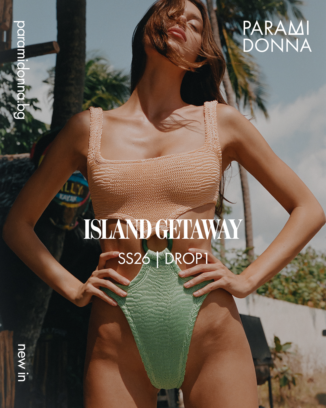 Paramidonna Beachwear Facebook ad: Summer, Tropical Colors & Paramidonna