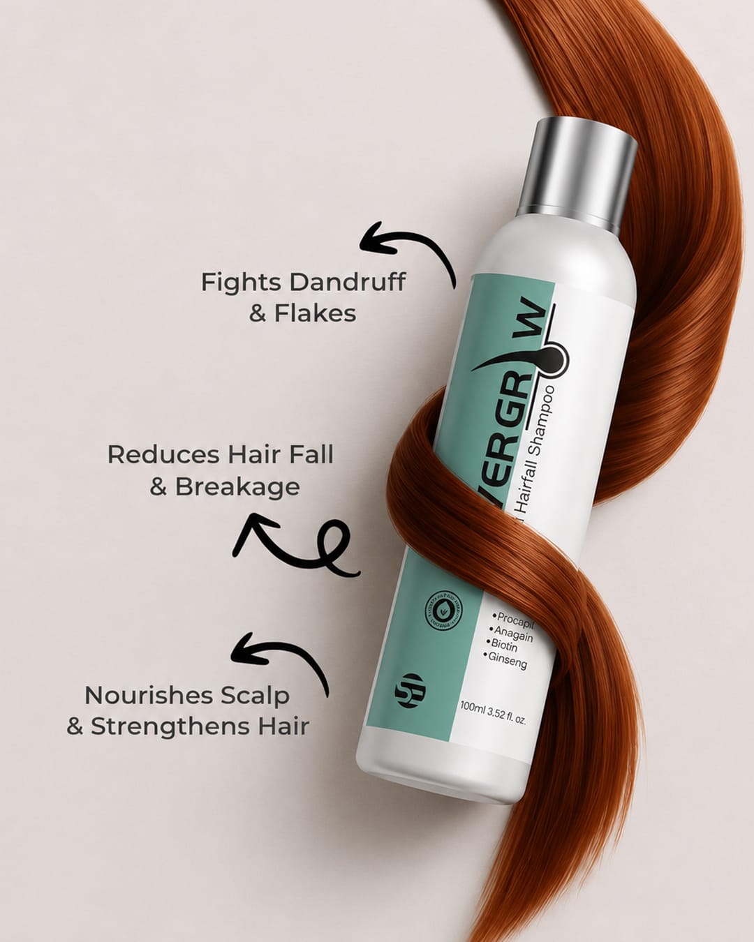 SkinEra Life Sciences Facebook ad: Reduce Hair Fall Naturally