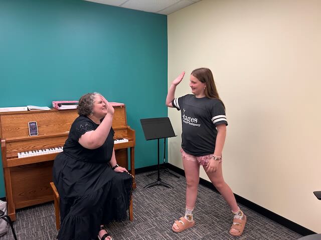 Brighter Minds Music Facebook ad: It's Back-to-School Music Lesson Time!
